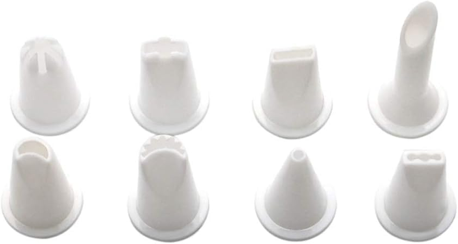 1 Set Plastic Cupcake Filling Injector 8 Pcs Nozzles Cookie Cream Piping Syringe Kit Cream Flower Mouth Squirt Gun for Baking Cake Decorating Tool image number 2