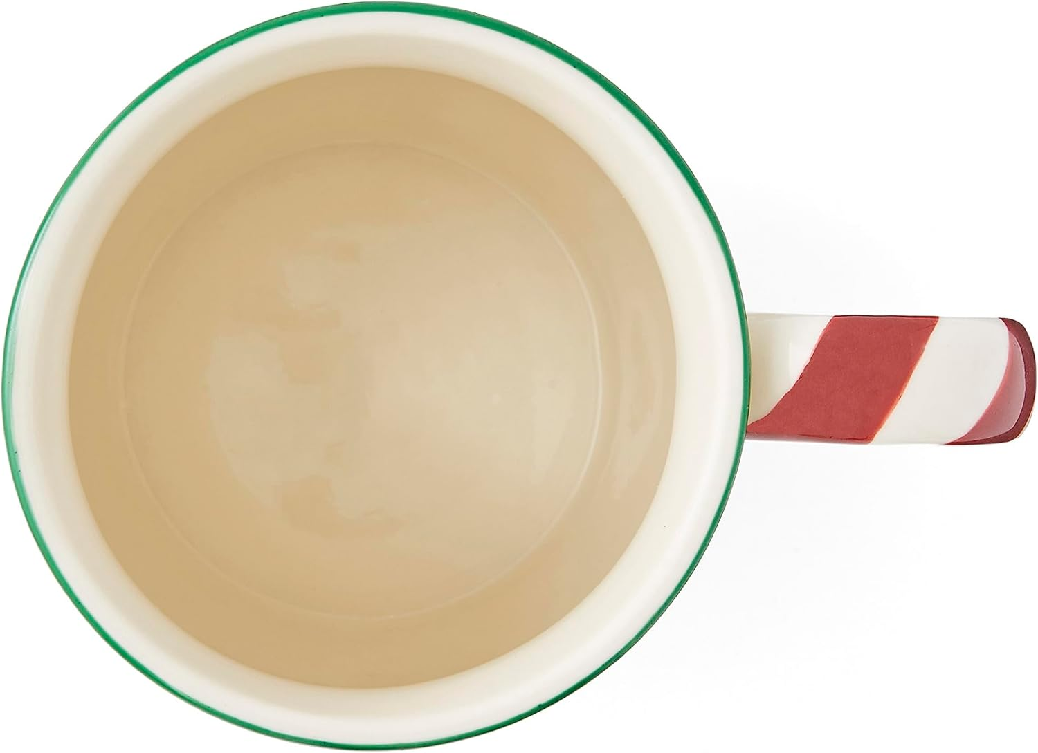 Spode Christmas Tree Mugs with Peppermint Handles Set of 4 image number 1