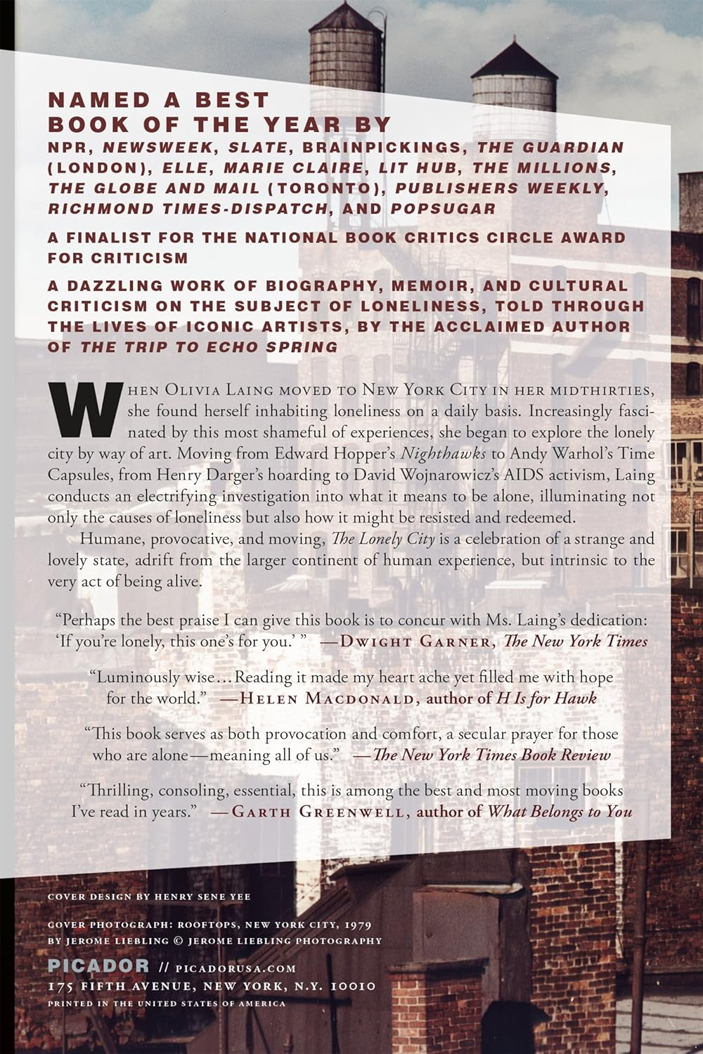 The Lonely City: Adventures in the Art of Being Alone image number 2