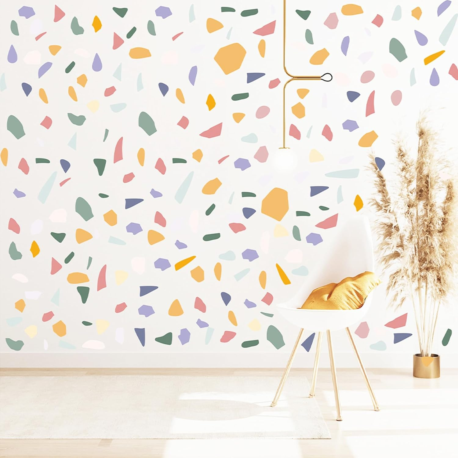 DIY Irregular Marble Wall Stickers, Water Proof and Removable Wall Art Stickers, Wall Murals for Living Room Bedroom Background, 10 Pieces PVC Wallpaper 30 * 22Cm.