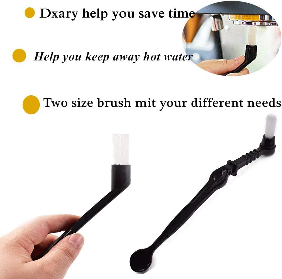 Coffee Machine Cleaning Brush Set - 4 Piece Set Including Wooden and Nylon Brushes for Grinders and Group Heads image number 2