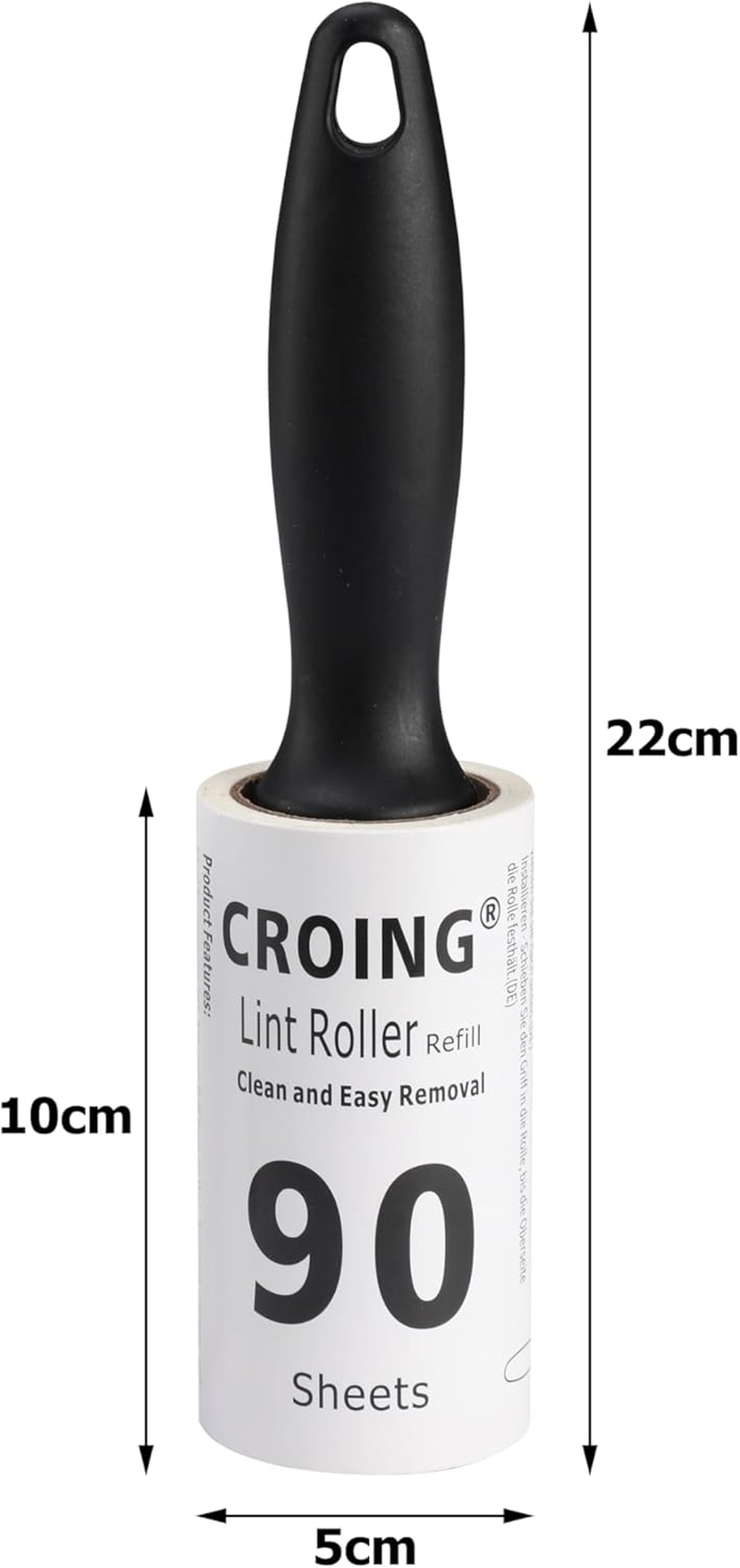 CROING   Extra Sticky Lint Rollers (720 Sheets) image number 1