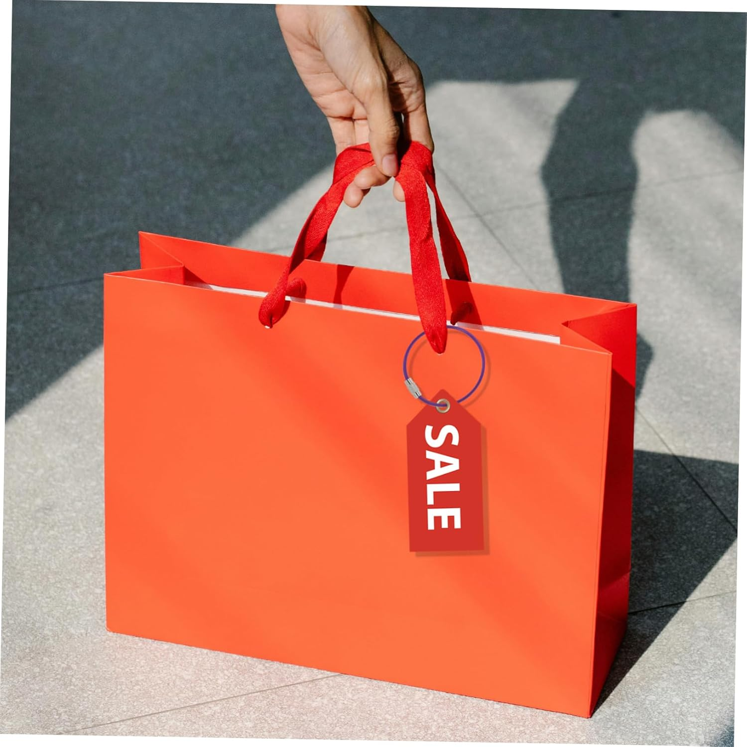 MOKKHNB 16 Pcs Stainless Steel Wire Key Rings Heavy Duty Cable Keychain Set for Luggage Tags Key Holders Bag Tags Keepers image number 6