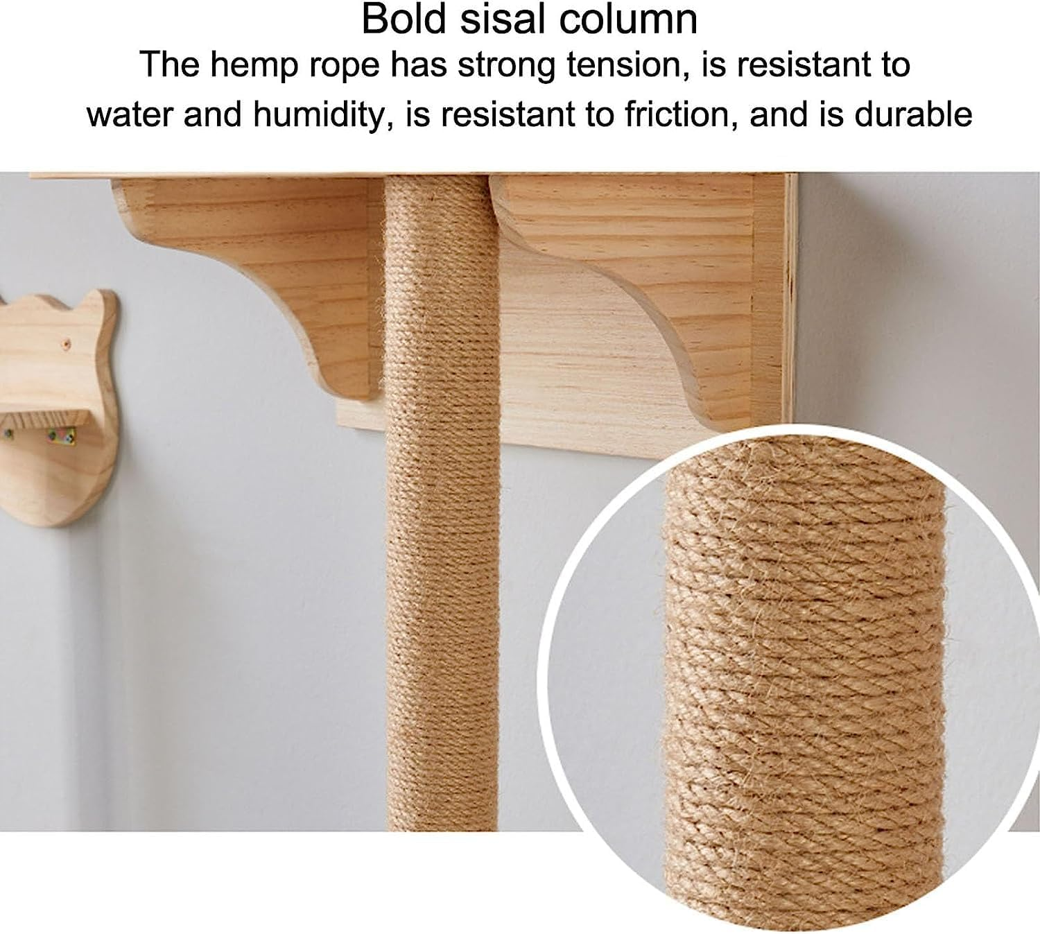 Delicate Cat Tree Wall Mounted Cat Tower Shelves Climbing Shelf Set Kitten Perch Activity Center for Playing Exploring