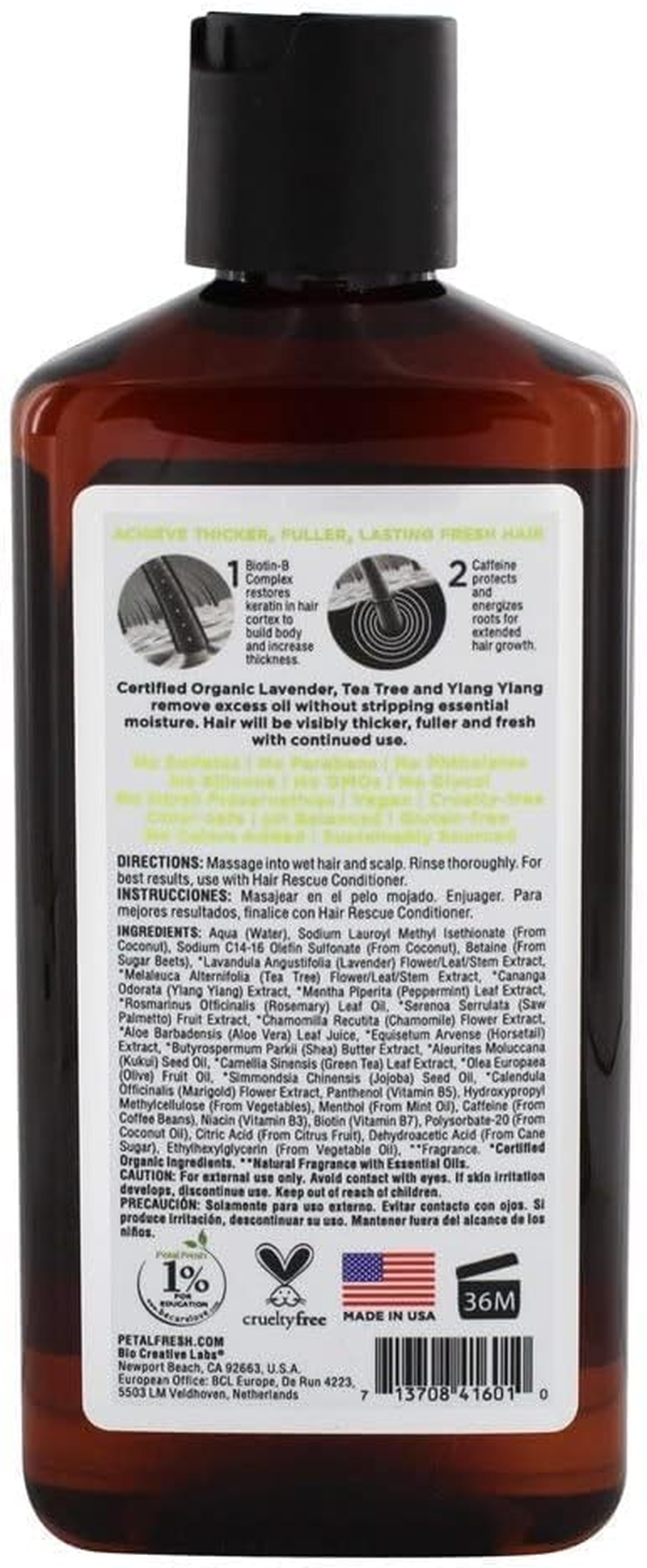 Petal Fresh Pure Hair Rescue for Oily Hair Shampoo, 12 Ounce image number 2