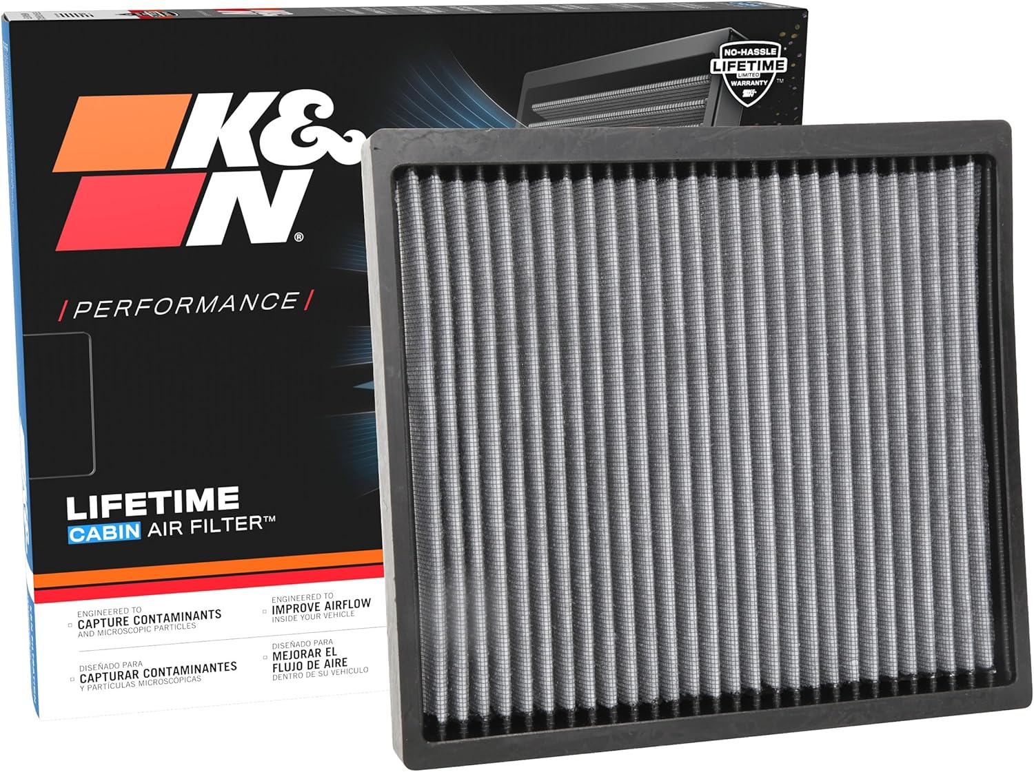 K&N VF2052 Cabin Air Filte for 2022 Ford Everest 2.0L L4 Diesel image number 6