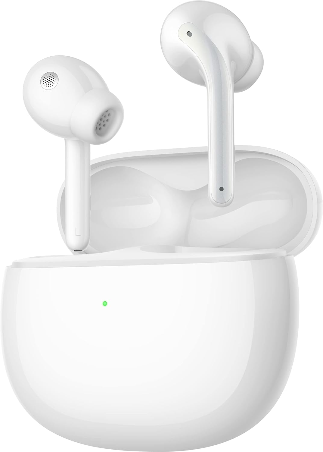Xiaomi Buds 3 (Gloss White) + USB-C Cable 1 Metre Wireless Bluetooth 5.2 Headphones with USB-C Cable 1 Metre Wireless Headphones Lightweight up to 32 Hours Life Noise Cancelling White image number 4