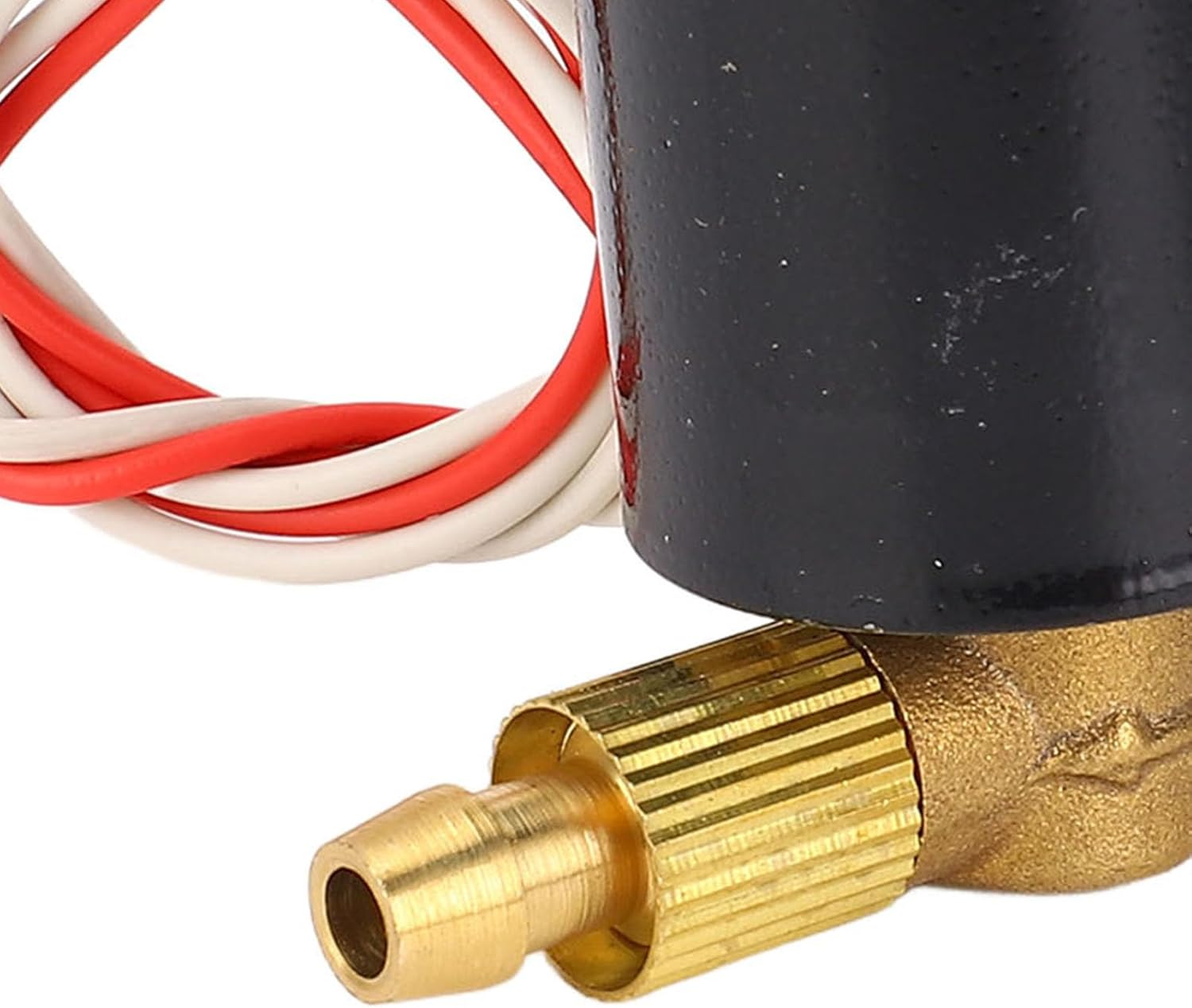 24V Electric Solenoid Valve, Normally Open Water Air Solenoid Valve with Duplex Display Terminals for Welding Machine, Clean Gases, and Liquids (DC24V)