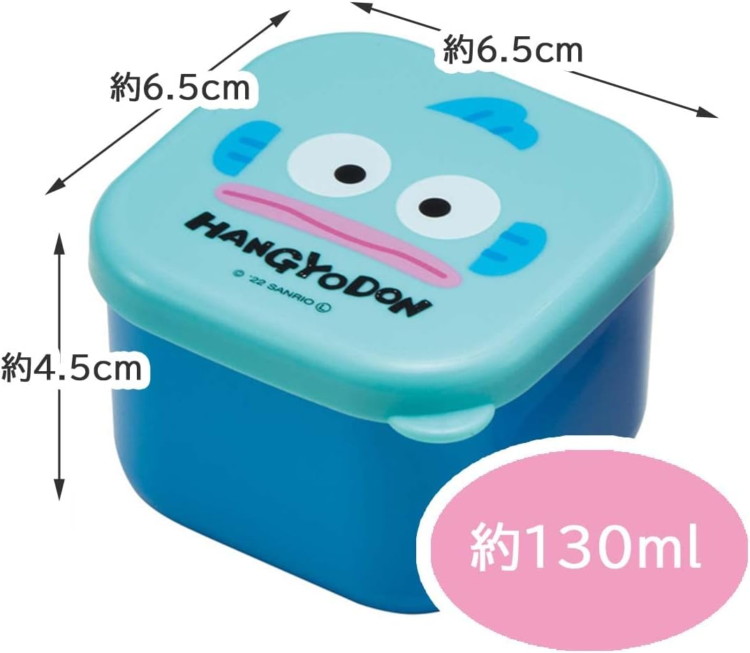 Skater MO1WAG-A Sanrio Mini Seal Container, Storage Container, Side Dish, 4.1 Fl Oz (130 Ml), Set of 2 - My Melody image number 6