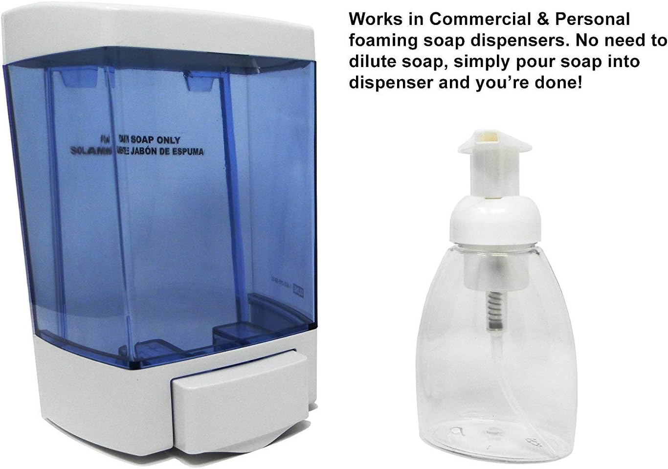 All Natural Unscented/Fragrance Free Plant-Based Foaming Hand Soap Refill - Made Directly from Organic Vegetable Oils, 64 Oz image number 3