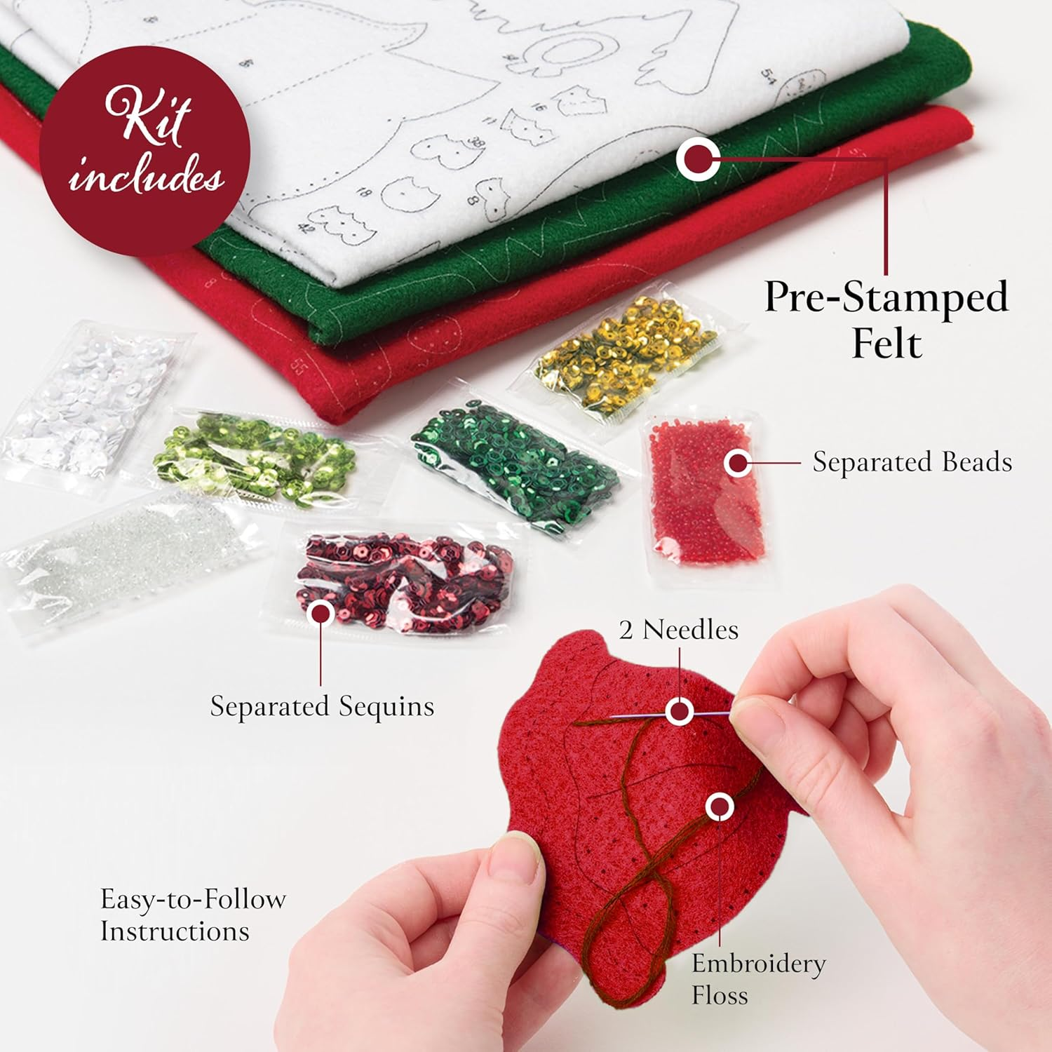 Bucilla Christmas Tree Surprise Stocking Kit