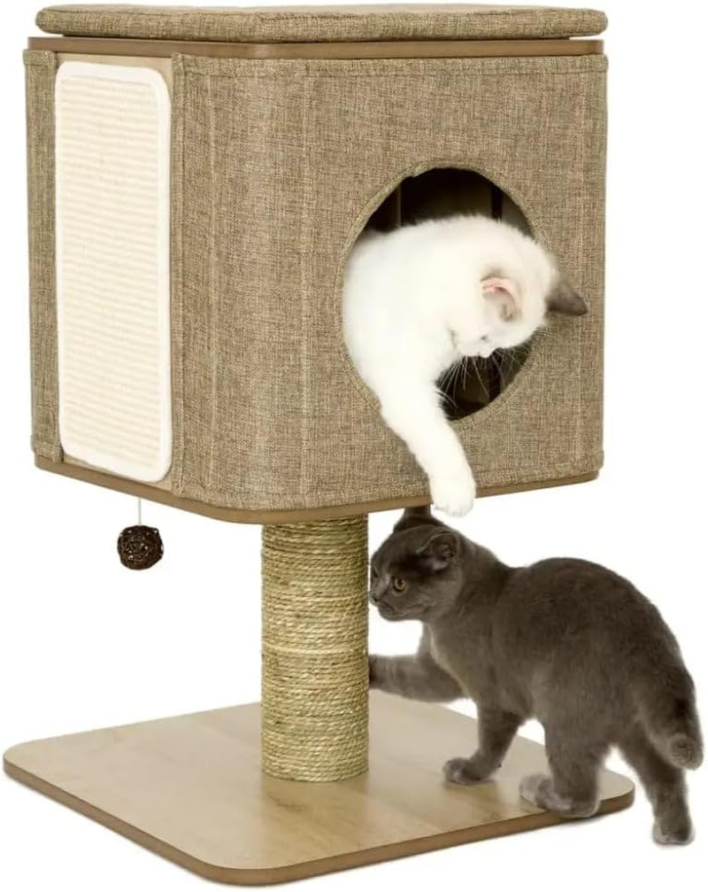 JACK and VANILLA Molly Cat Scratching Post 42 X 42 X 67 Cm Brown
