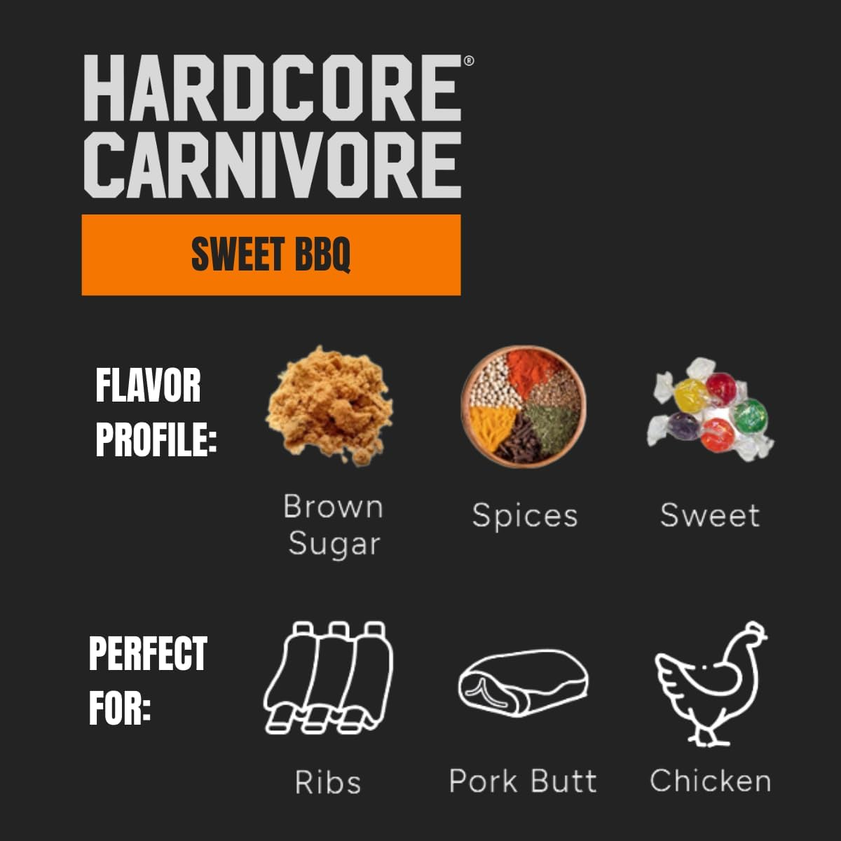 Hardcore Carnivore Sweet BBQ 347G image number 5
