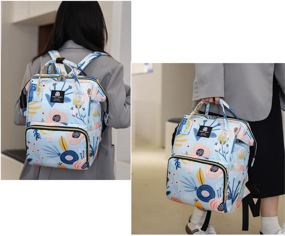 Diaper Bag Backpack - Multifunction Waterproof Baby Bag Diaper Changing Backpacks, Large Travel Diaper Bags - Baby Bag for Boys & Girls, Nappy Changing Backpacks image number 6