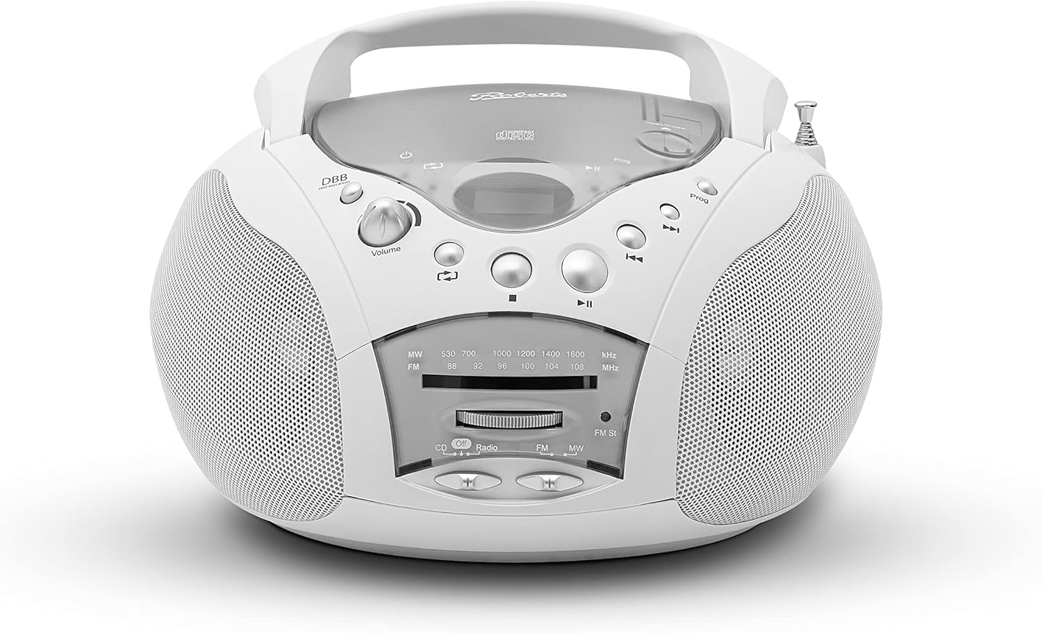 Roberts CD9959 LW/MW/FM Radio CD Player - White image number 4