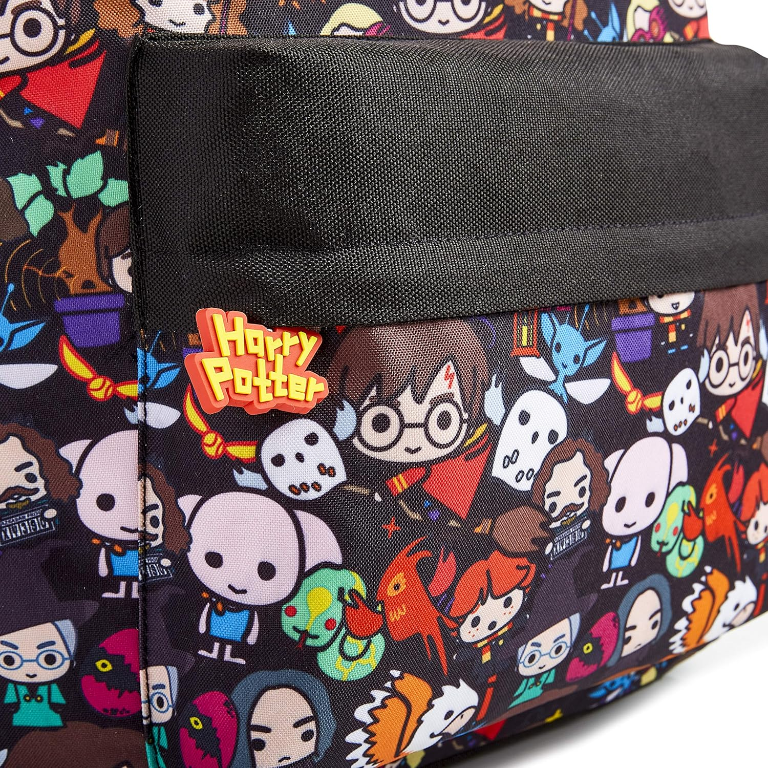 Harry Potter School Bag, Backpacks for Girls Boys with Chibi Character Print, School Supplies for Kids, Large Rucksack for School Travel, Gifts for Boys Girls Teenagers image number 5