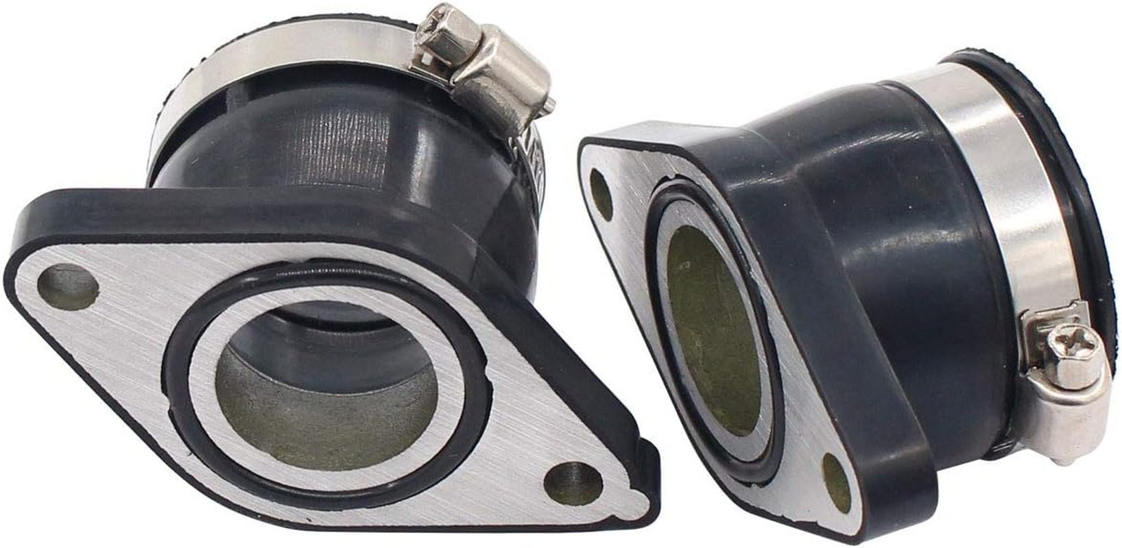 MOTOKU Pack of 2 Left Right Carburetor Carb Intake Manifold Boot Holder for Yamaha TT350 XT350 Motorcycle image number 3