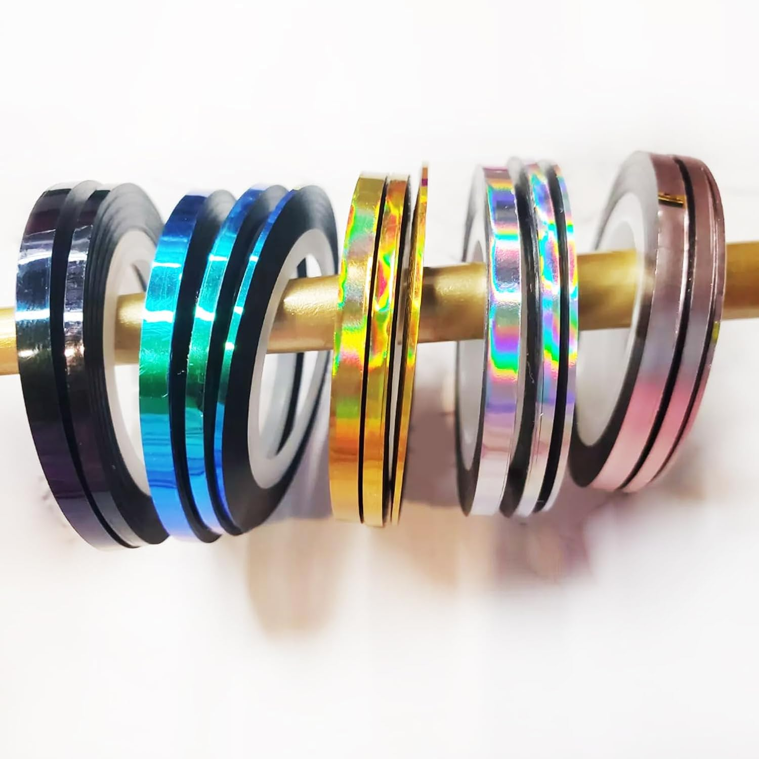 36 Pcs 1Mm 2Mm 3Mm Popular Nail Striping Tape Line for Nails Decorations Diy Nail Art Self-Adhesive Decal Tools image number 3