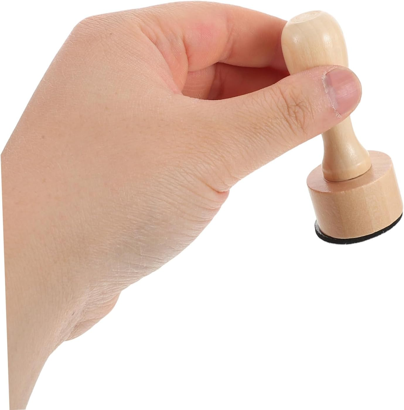 BESTYASH Mini Ink Blending Tool Set with Wooden Handle for Safe Nail Polish Remover Application Hand Protecting Clamping Pad Applicator for Efficient Clean and Chemical Nail Care image number 3