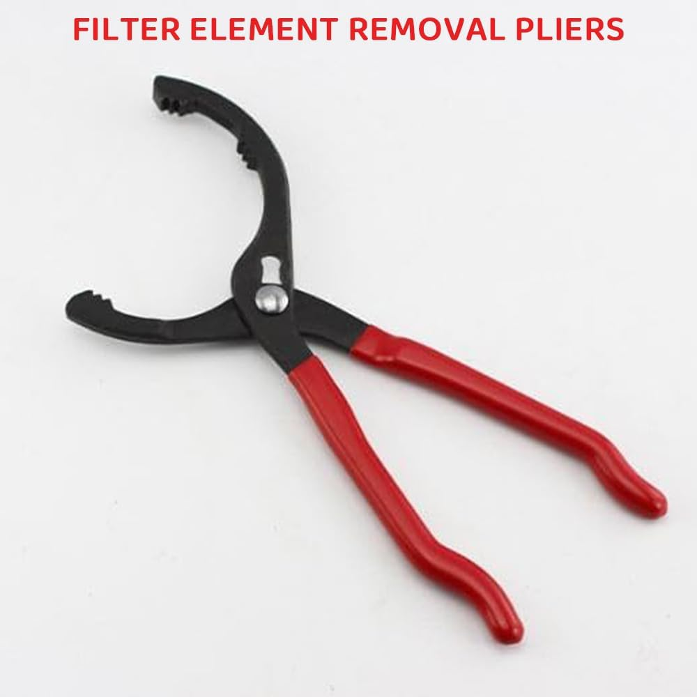 30 CM Adjustable Oil Filter Wrench Pliers &ndash; High-Torque Oil Filter Removal Tool with Non-Slip Rubber Grips, Locking Jaw Design, &ndash; Ideal for Automotive Oil Changes image number 4