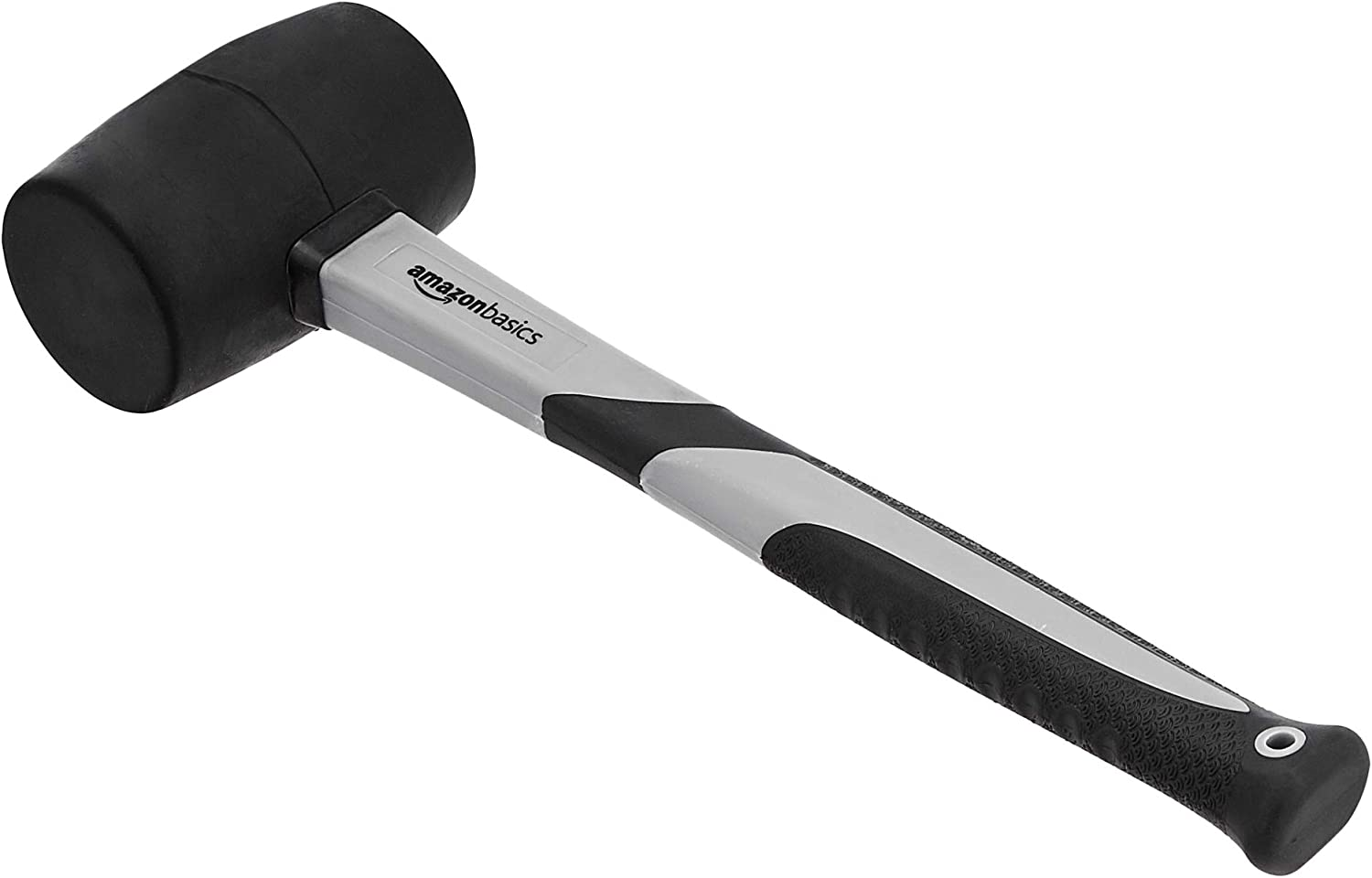 Amazon Basics Rubber Club Hammer with Fiberglass Handle and Textured Cushion Grip image number 2