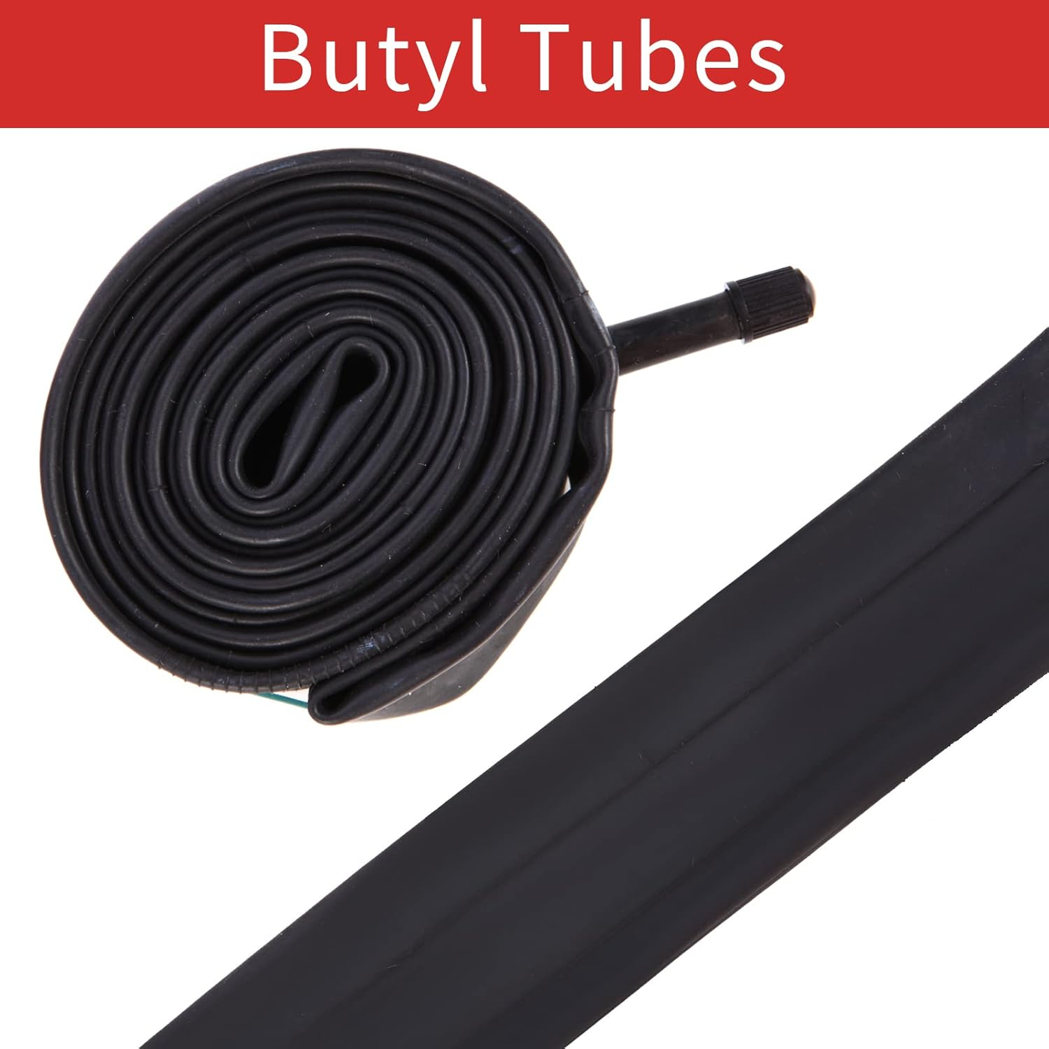 Bike Tubes 2PCS 16 20 24 26X1.75-2.125 Fit 1.75/1.95/2.10/2.125 Heavy Duty Schrader Valve Bicycle Inner Tubes