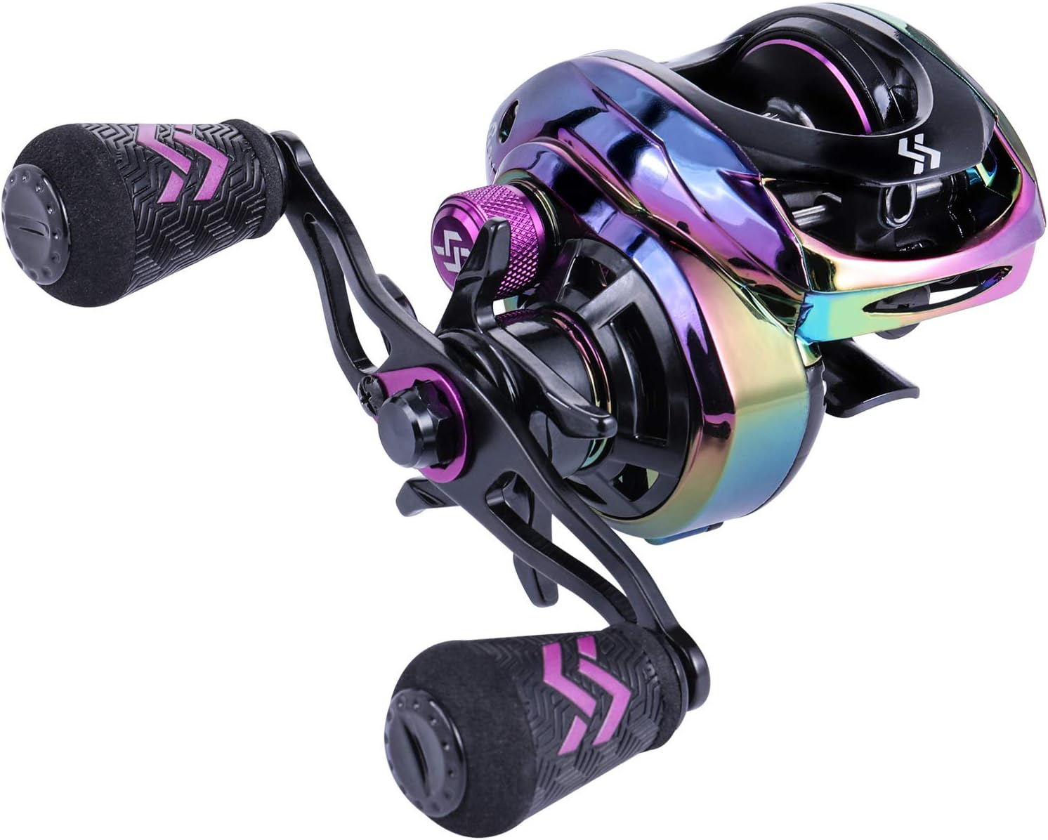 Sougayilang Baitcasting Reels - Colorful Fishing Reel, 8.0：1 Gear Ratios, 9+1 BB, Magnetic Braking System - A-Right Handed image number 4