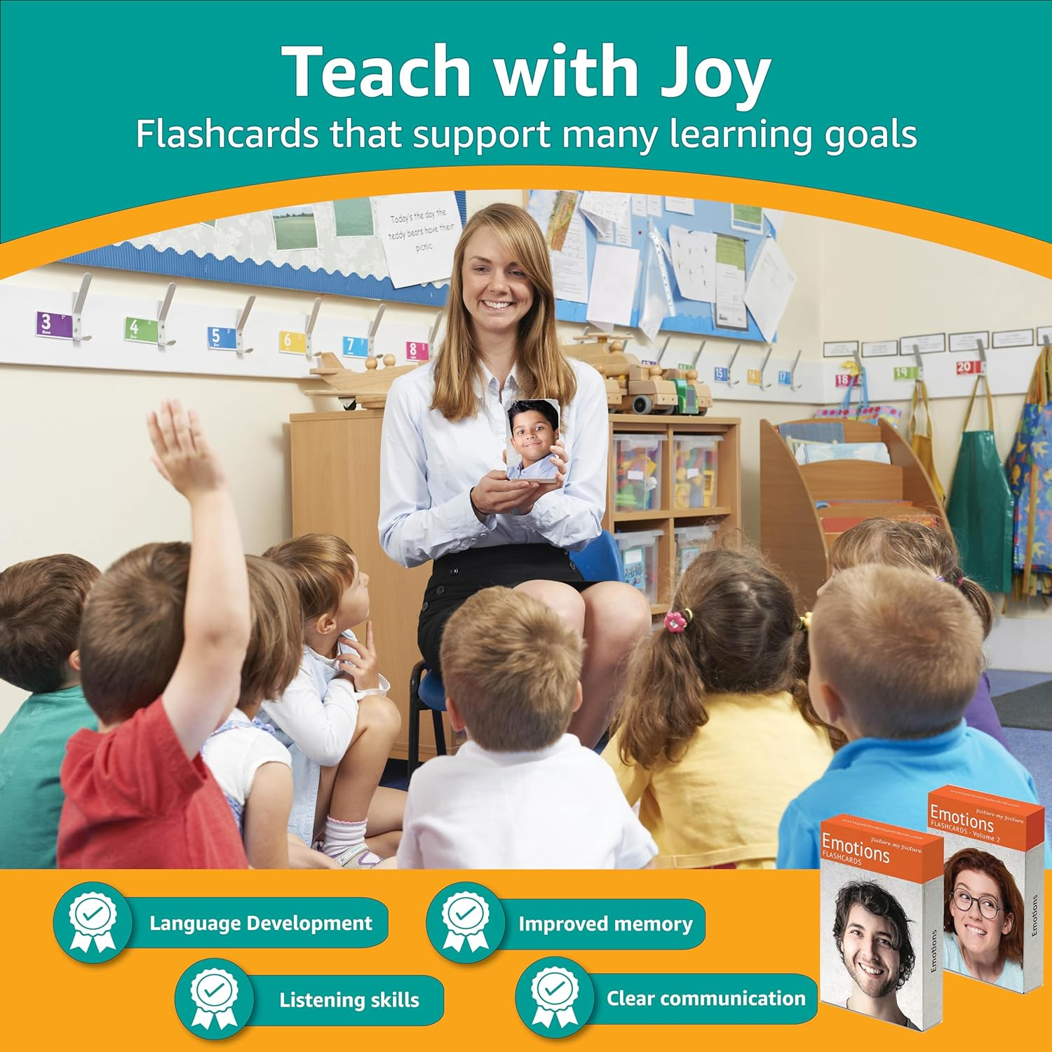 Feelings Flash Cards Volume 1 and 2 | 80 Emotion Cards for Toddlers, Kids and Adults | Speech Therapy Cards | ABA Therapy Materials | ESL Teaching Materials for Adults | Stroke Recovery Games image number 5