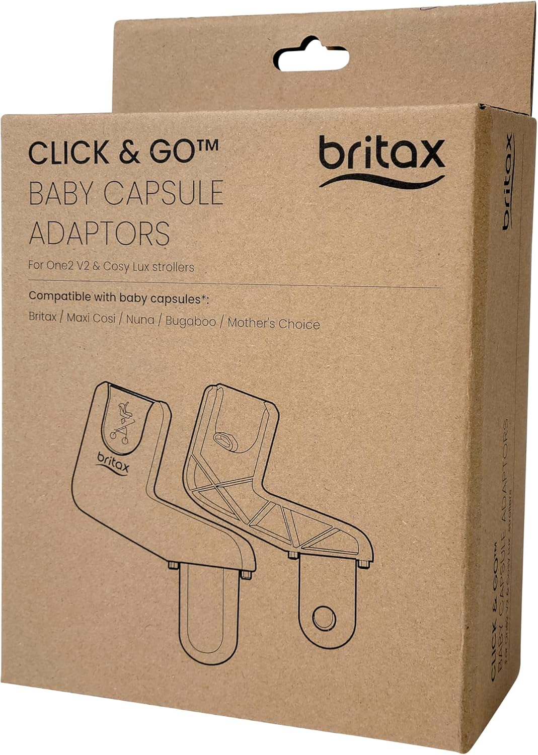 Britax Move EZ Click and Go Baby Capsule Adaptors image number 2