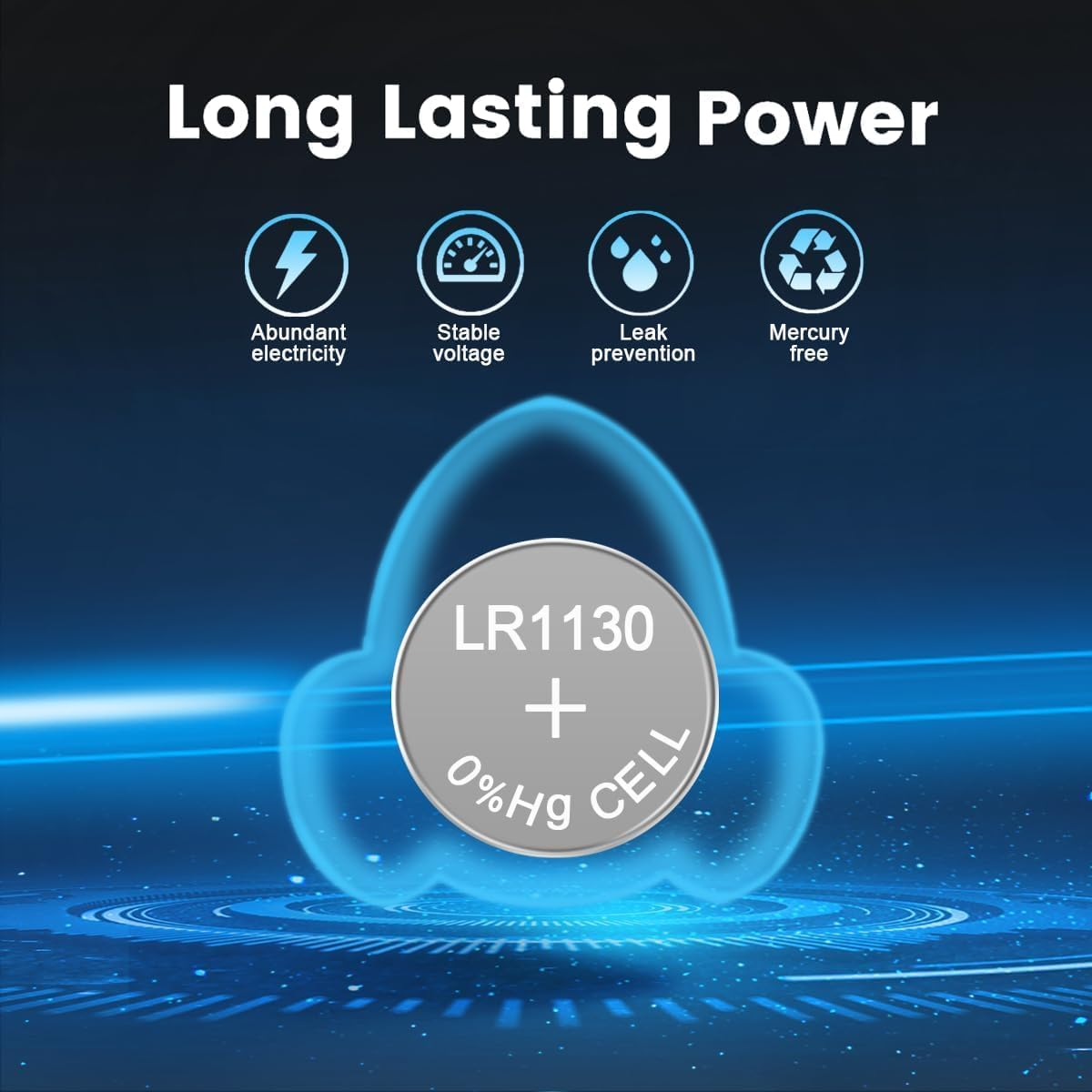 10 Pack AG10 Battery LR1130 Batteries Alkaline Button Batteries 189 389 AG10 LR1130 LR54 V10GA Alkaline Button Coin Cell for Calculator Watch image number 2