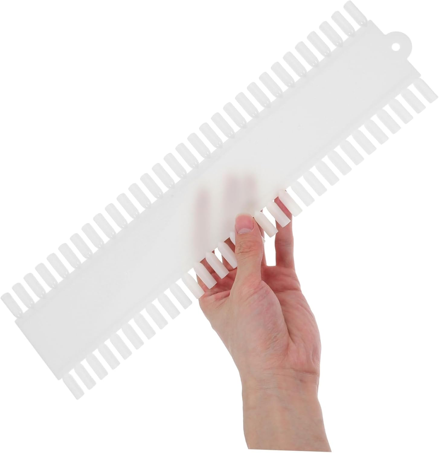 DINHEAROM 2Pcs Nail Tips Practice Board with Colors Nail Polish Display Palette Beige and Personal Use Sample Chart