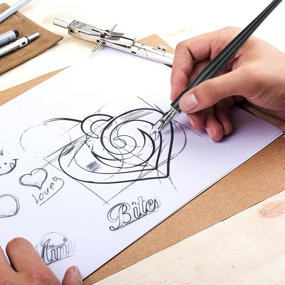 1 Set Accent Color Panel Liner Set Fine Line Drawing Pens for Model Painting, Intricate Artwork and Hobbyists with Multiple Tip Sizes and Smudge Resistant Ink Art Supplies for Detailed Crafting image number 1