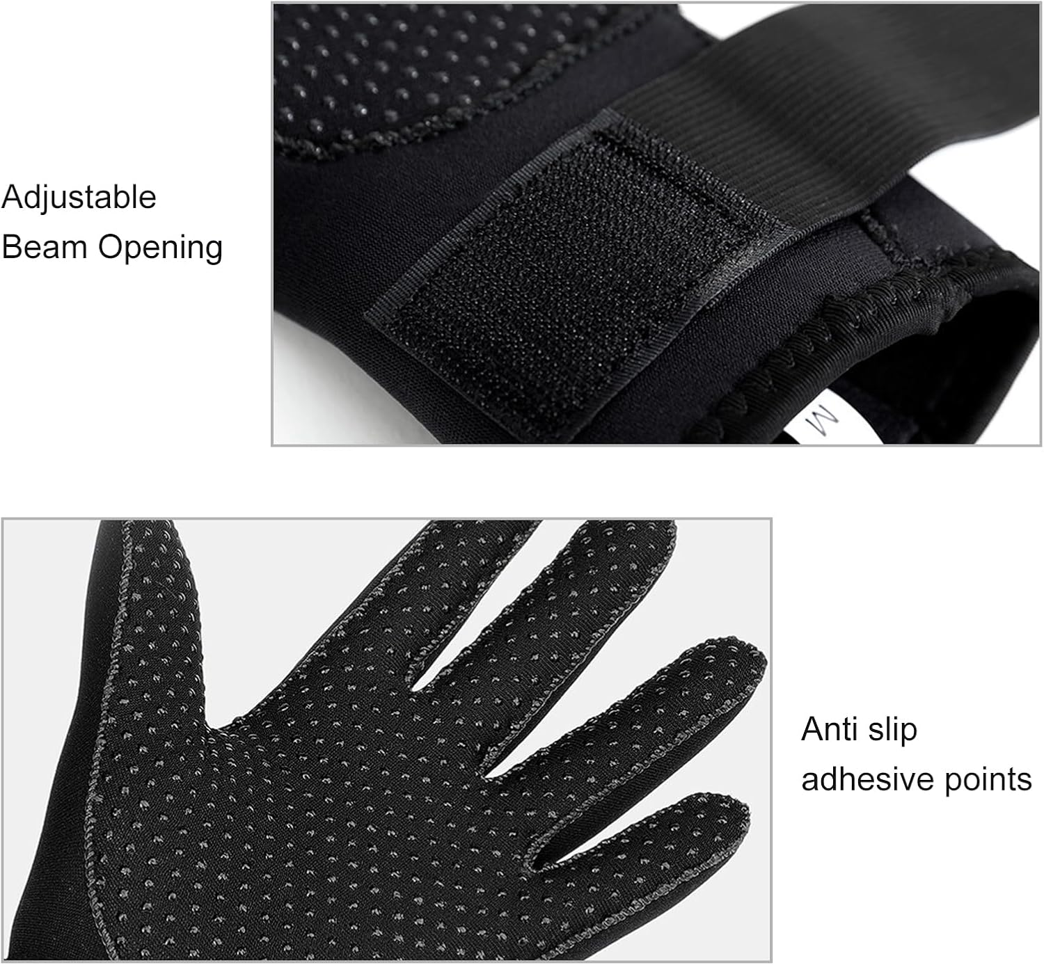 ABPOK 3Mm Neoprene Diving Gloves - Thermal Swim Anti-Slip Wear-Resistant Water Sports Gloves for Men Women image number 2