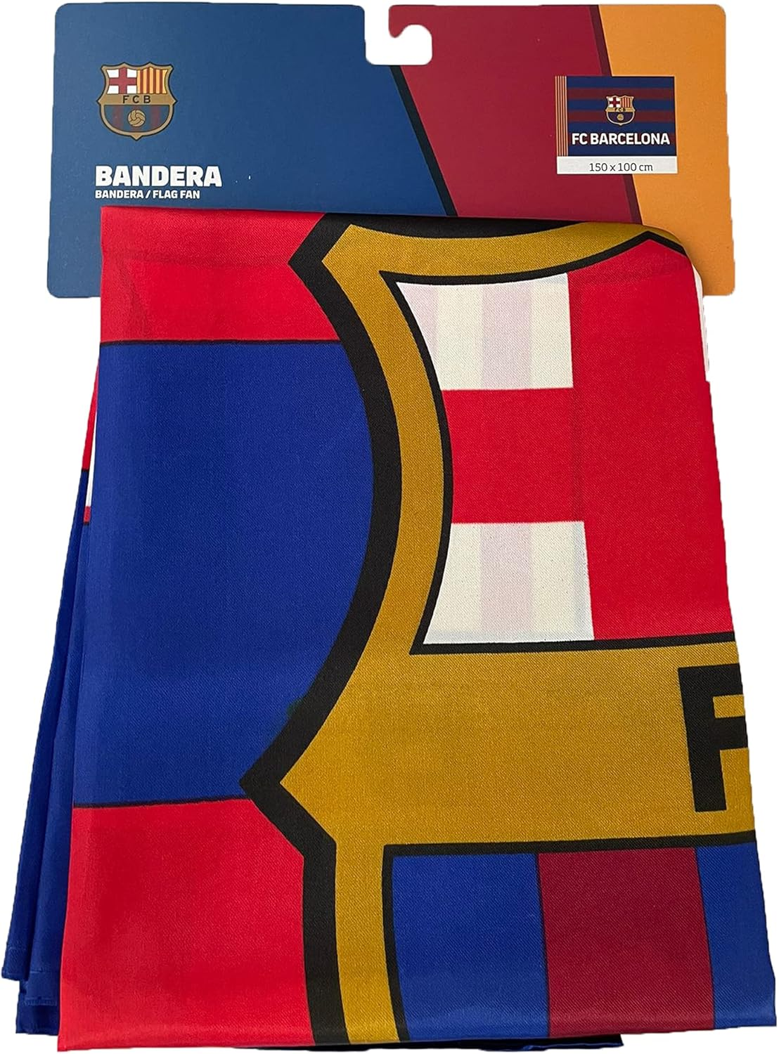Barcelona Flag Dimensions 150 X 100 Cm Polyester 100% for Exterior E Interior image number 3