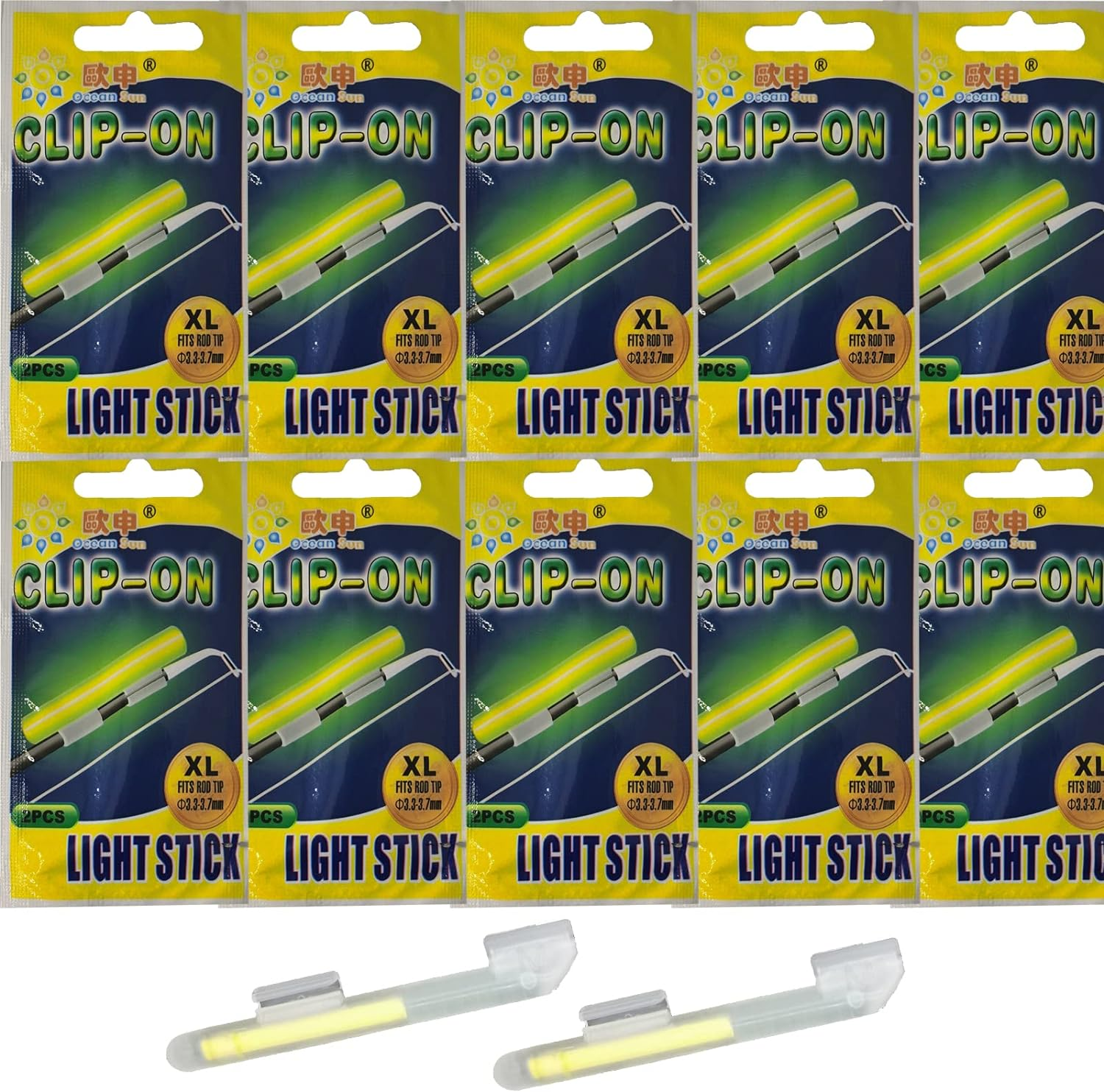LINGUANG 10-100PCS Fishing Glow Sticks for Bobbers Bells 1&rdquo;1.45&rdquo;2&rdquo;3&rdquo; Inch 3.0 X 25Mm 4.5X 37Mm 6.0 X 50Mm 7.5 X 75Mm Light Sticks&hellip; image number 5