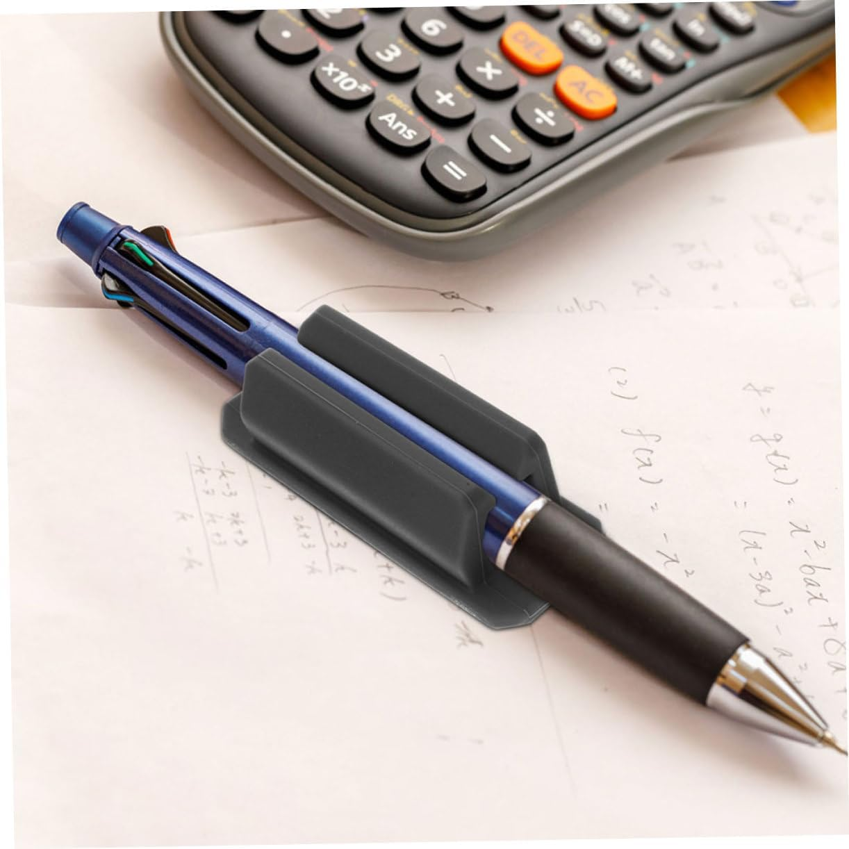 HONMEET 20Pcs Cap Pencil Desk Organizer Accessories Adhesive Silicone Pen Holder image number 5