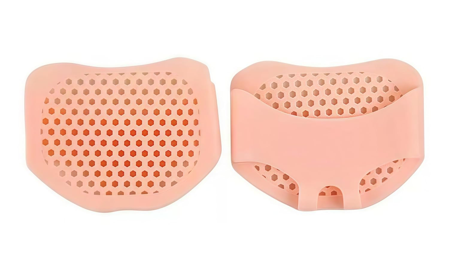 1 Pair Honeycomb-Sleeved Forefoot Pads, SEBS Breathable Size-Adjustable Pain-Relief Forefoot Pads, Half-Size Insoles for Women'S High Heels