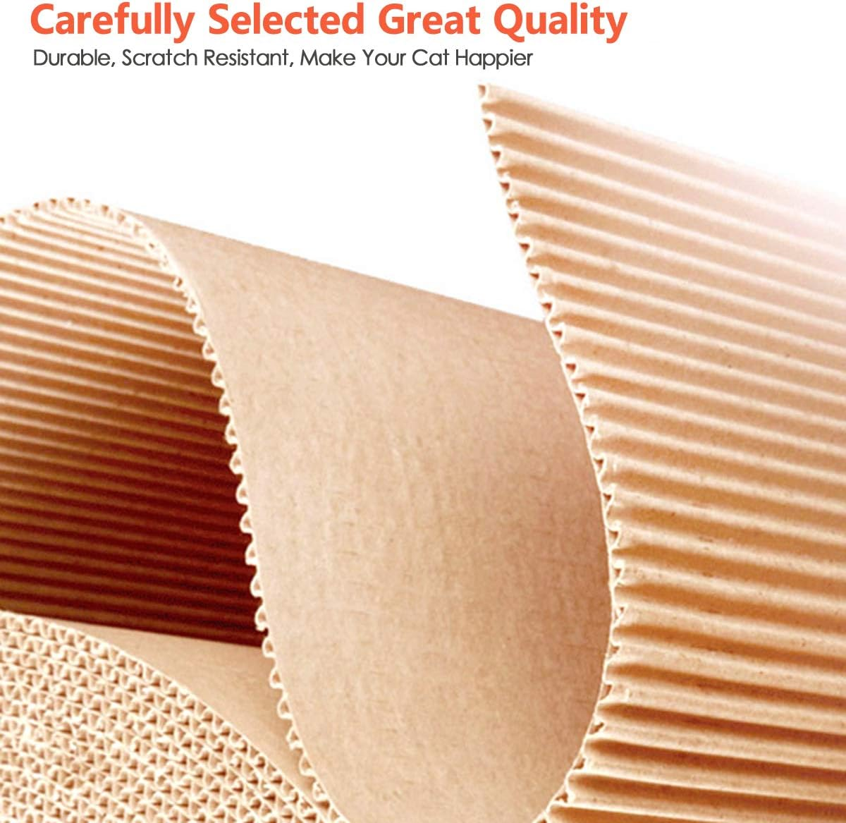 LE YOU PET Cat Scratching Boards of Various Shapes with Free Catnip (M Shape) image number 6