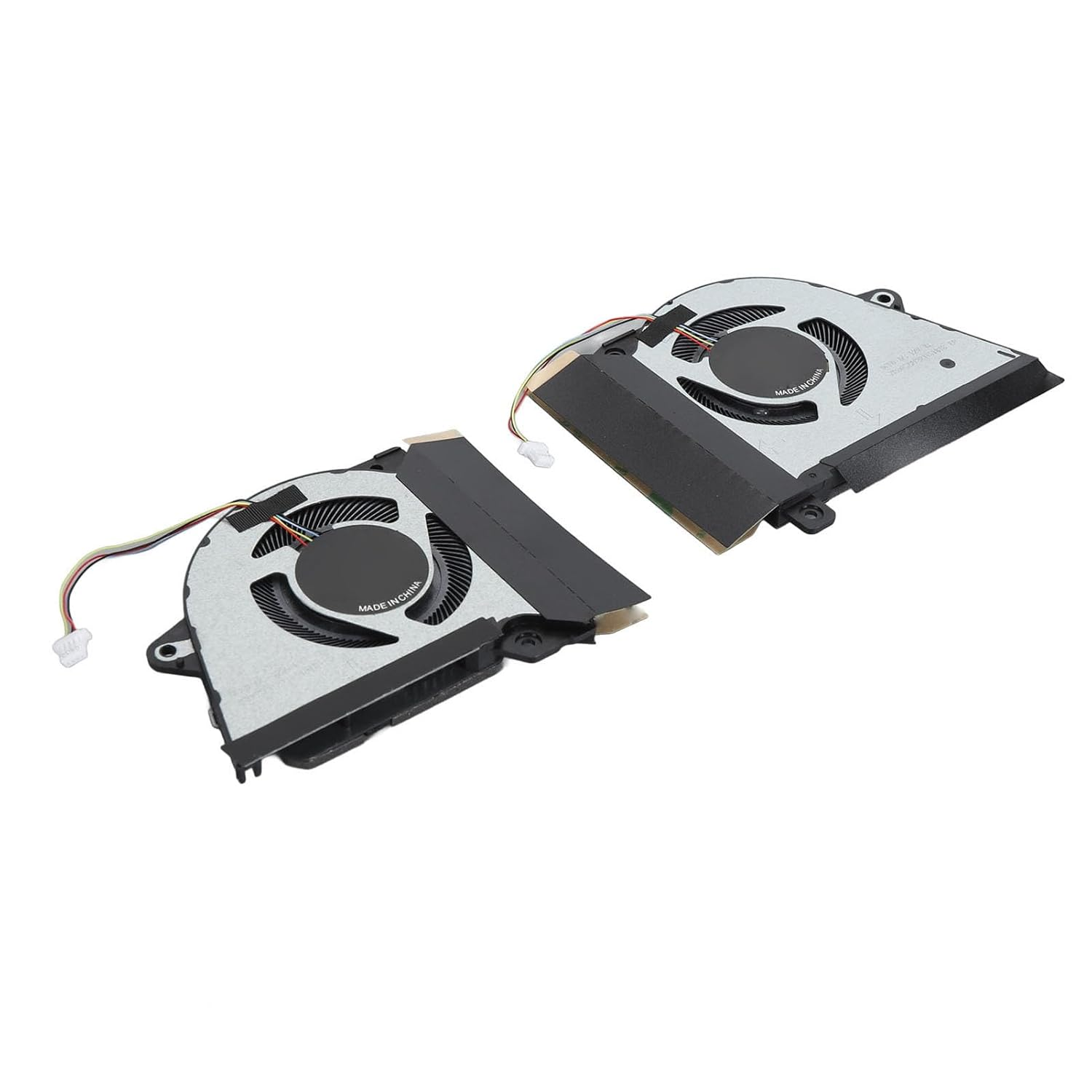 4 Pin Laptop Cooling Fan, Replacement Cooling Fan for ROG Zephyrus G14 GA401 GA401I GA401IU GA401IV Laptops, Aluminum Alloy with ABS Material (CPU and GPU) image number 1