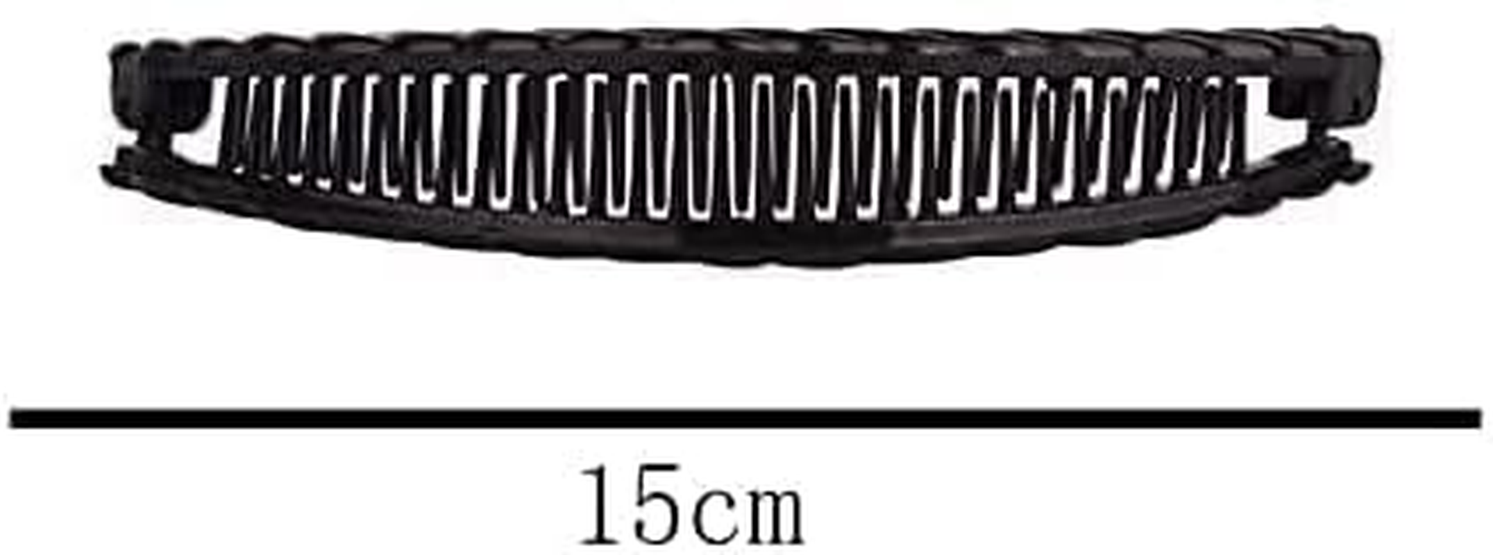 2 Pack One Black and One Brown Tort Banana Clips Fish Clips Vintage Clincher Combs Tool for Thick Curly Hair Accessories Banana Hair Comb Fish Grip Slide Hair Clips Claws Set，Clips and Barrettes