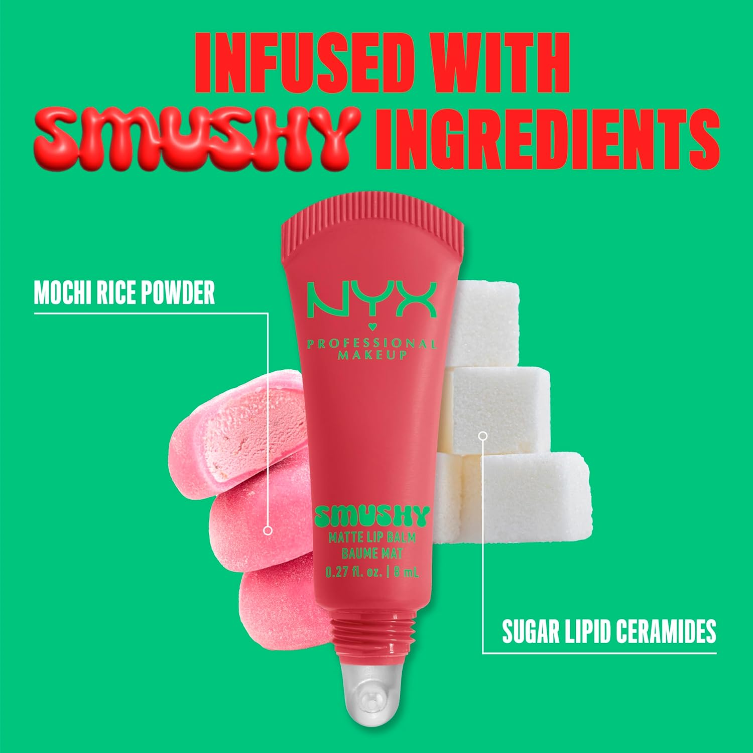 NYX Professional Makeup Smushy Matte Lip Balm, 8 Ml, Snuggle SZN image number 5