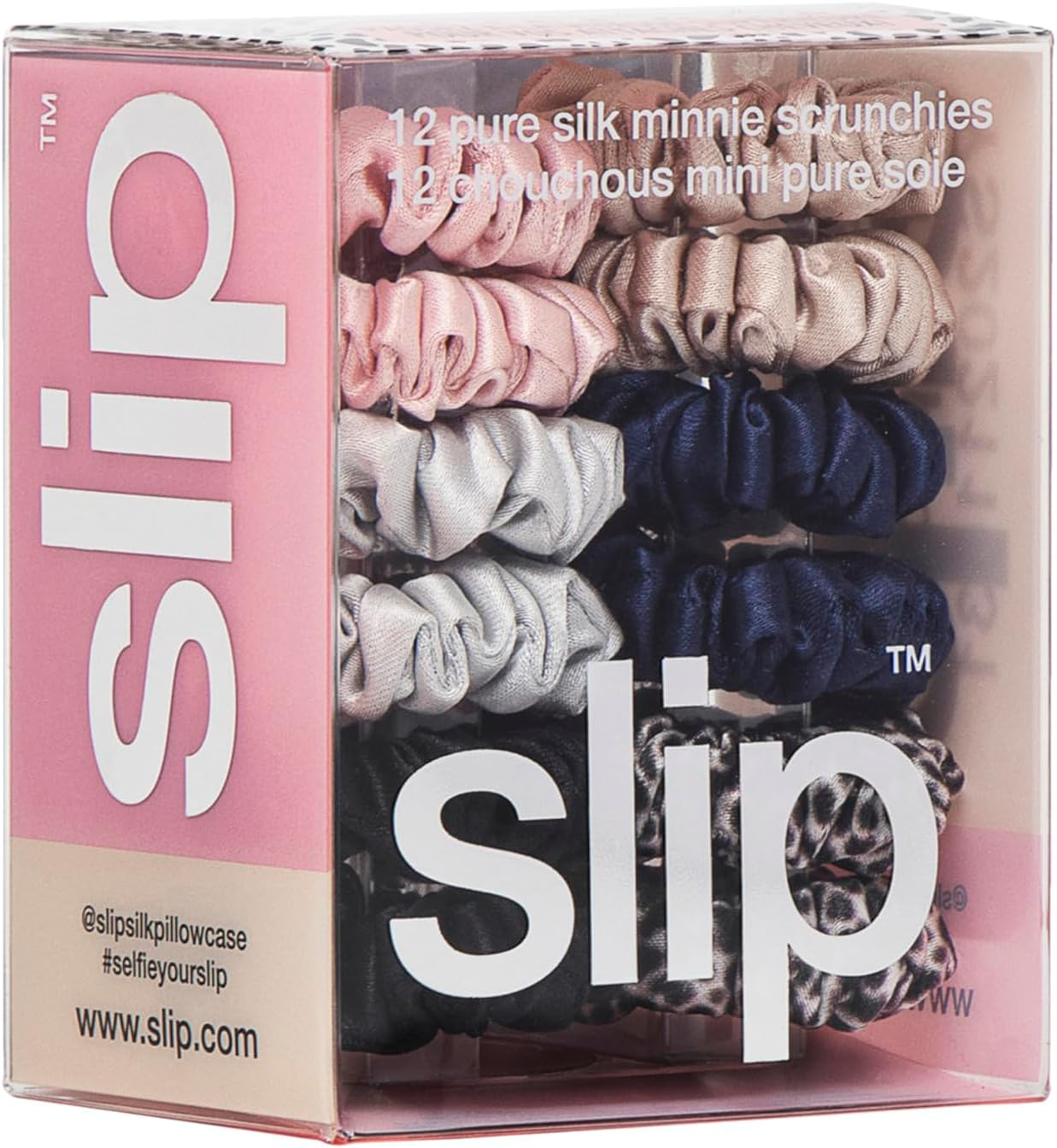 SLIP Slip Pure Silk Minnie Scrunchies