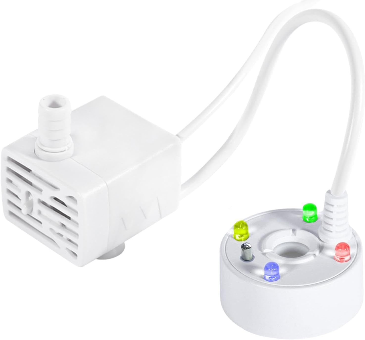 Ultrasonic Mist Maker, USB Mist Maker Fogger - Atomizer Fogger Mist Fogger Fog Machine - Ultrasonic Fogger Pond Fogger with LED Lights, Mist Machine Mister Fogger, Halloween Christmas Decorations