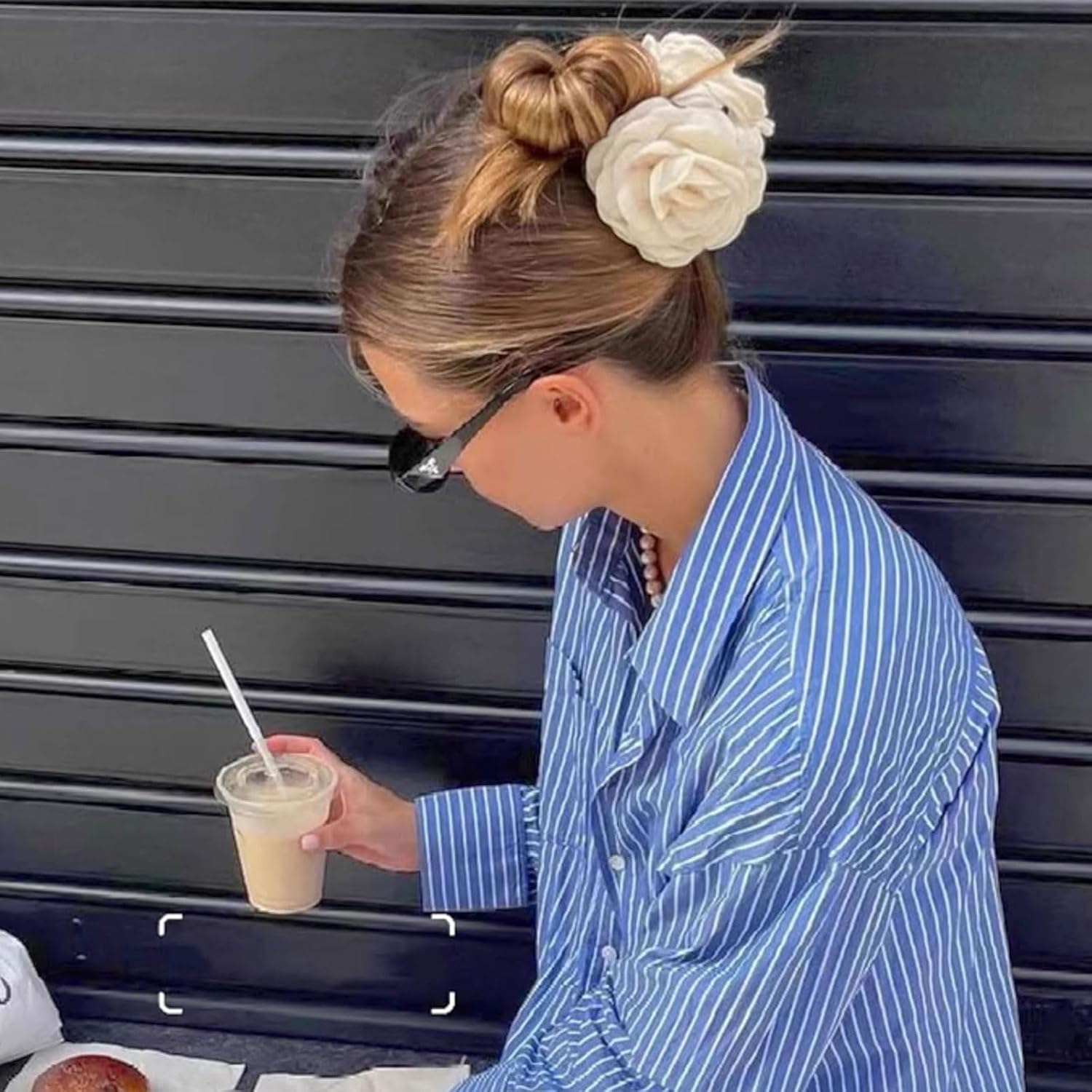 Mezrkuwr Pack of 2 Rose Petal Claw Clips for Women, 2 Pieces, Large Hawaiian Rose Hair Clips, Flower Hair Clip, Floral Hair Clips for Women Girls image number 5