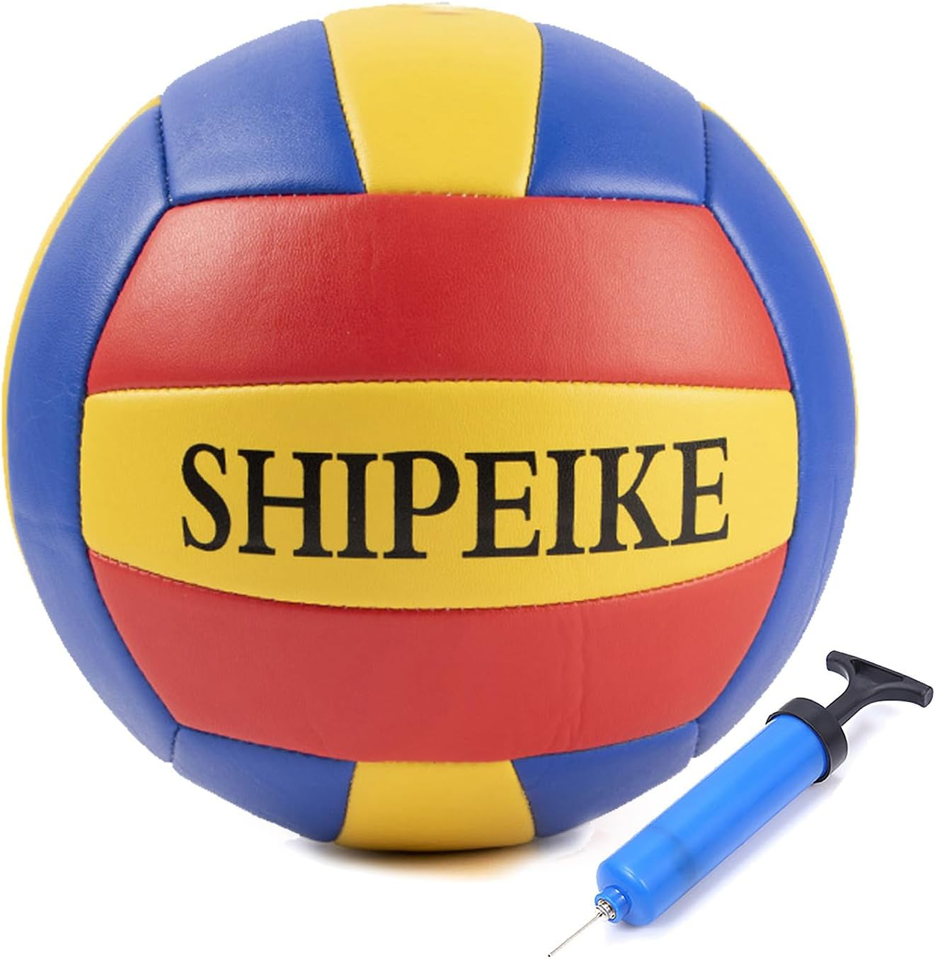 ABAJI Volleyball Official Ball Thicker PU Waterproof Anti-Explosion 15+ Years Kids Girls Boys Indoor Training Game Outdoor Sand Beach Pool Play Pump Needle