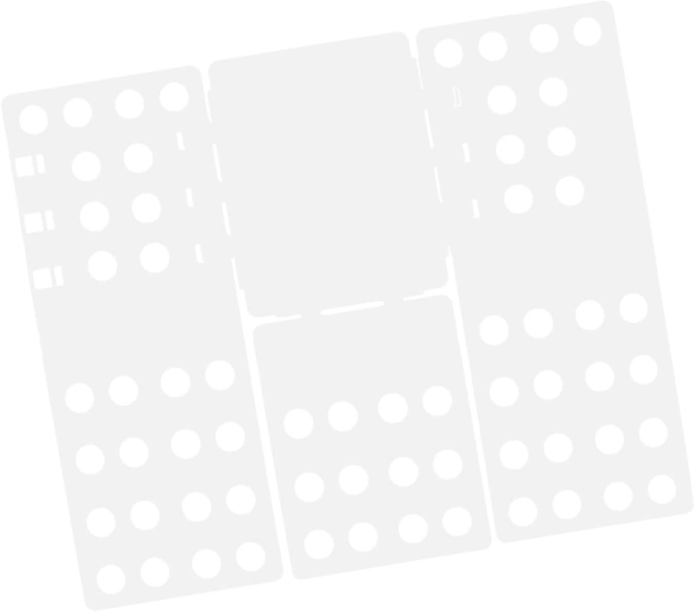 Clothes Folder, Time Saving Shirt Folding Board Stable Structure Practical for Hotel (White) image number 1