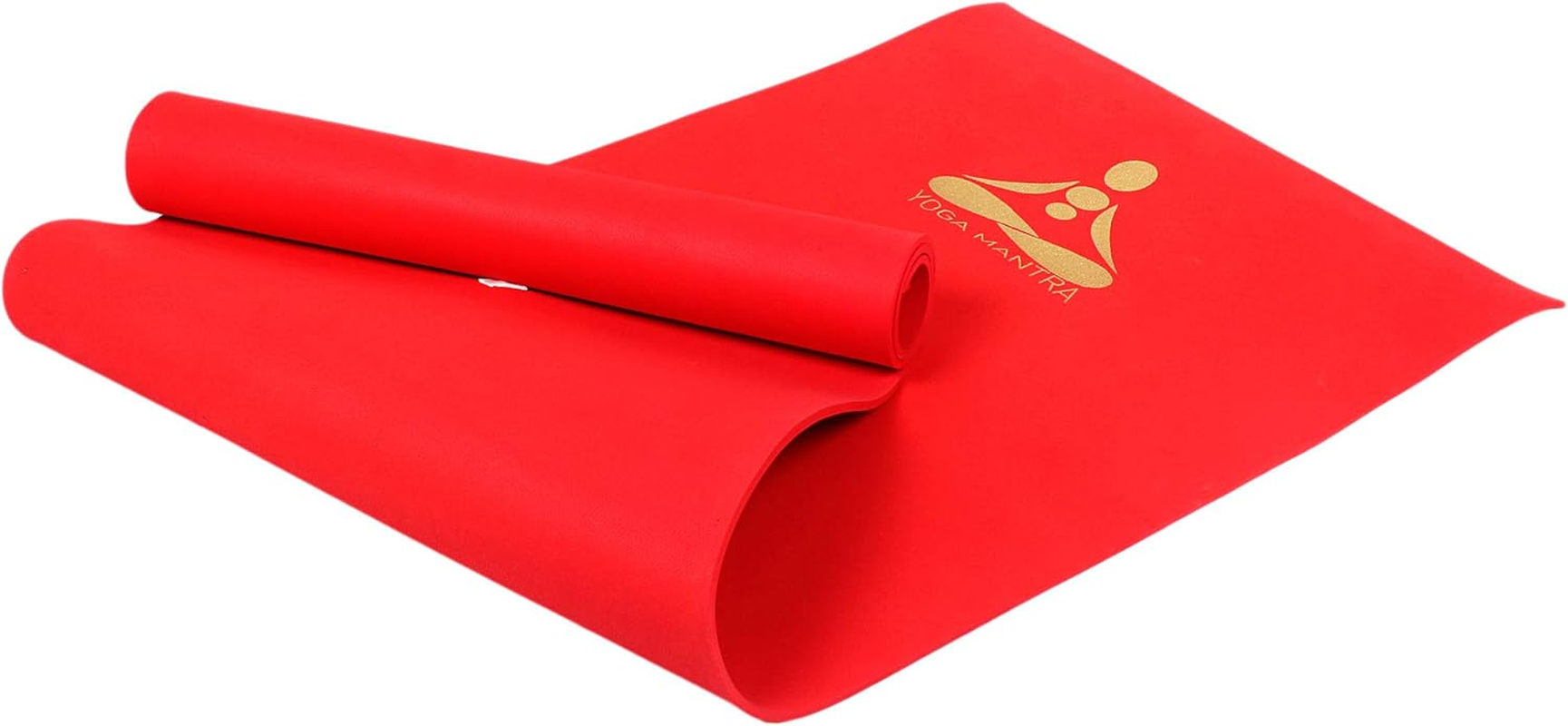 Stag Designer Yoga Mat | Color: Red | Size: 6Mm | YMPRM6 | Material: Foam | Durable and Flexible to Use | Ideal for Yoga, Pilates, Stretching and Toning Workouts image number 1