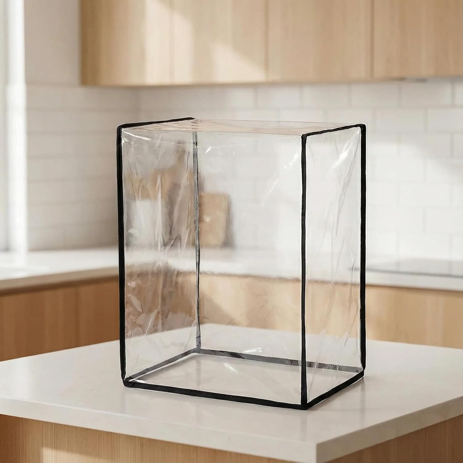 JDFHFGB Transparent Blender Dust Cover, Waterproof, Stain-Resistant Appliance Protector, Compatible with Ninja and Breville Stand Mixers, Coffee Makers (34 &times;24 &times;47Cm) image number 5