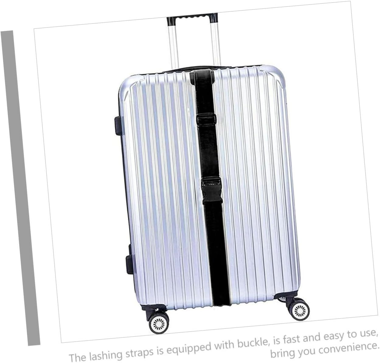 LRXIYODE Luggage Straps Adjustable Travel Luggage Straps with Buckle for Secure Suitcase Packing 5Pcs image number 2