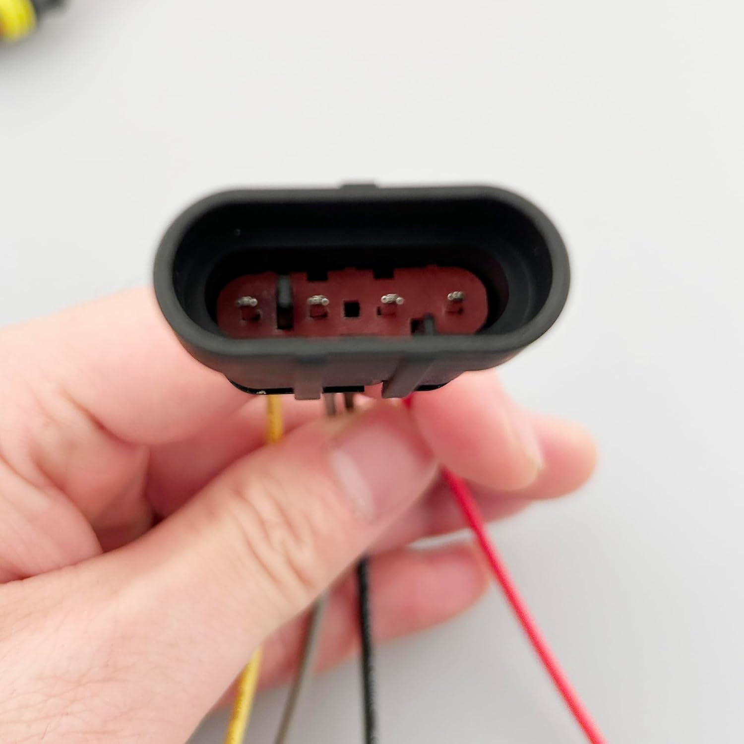 EFGTEK 6 Pack 4 Pin Automotive Electrical Connector 20AWG Plug Socket Quick Disconnect Waterproof 2 Way Wire Connectors with 10Cm Wire AWG Male and Female Way Marine 1.5Mm Series Terminal Connector image number 1